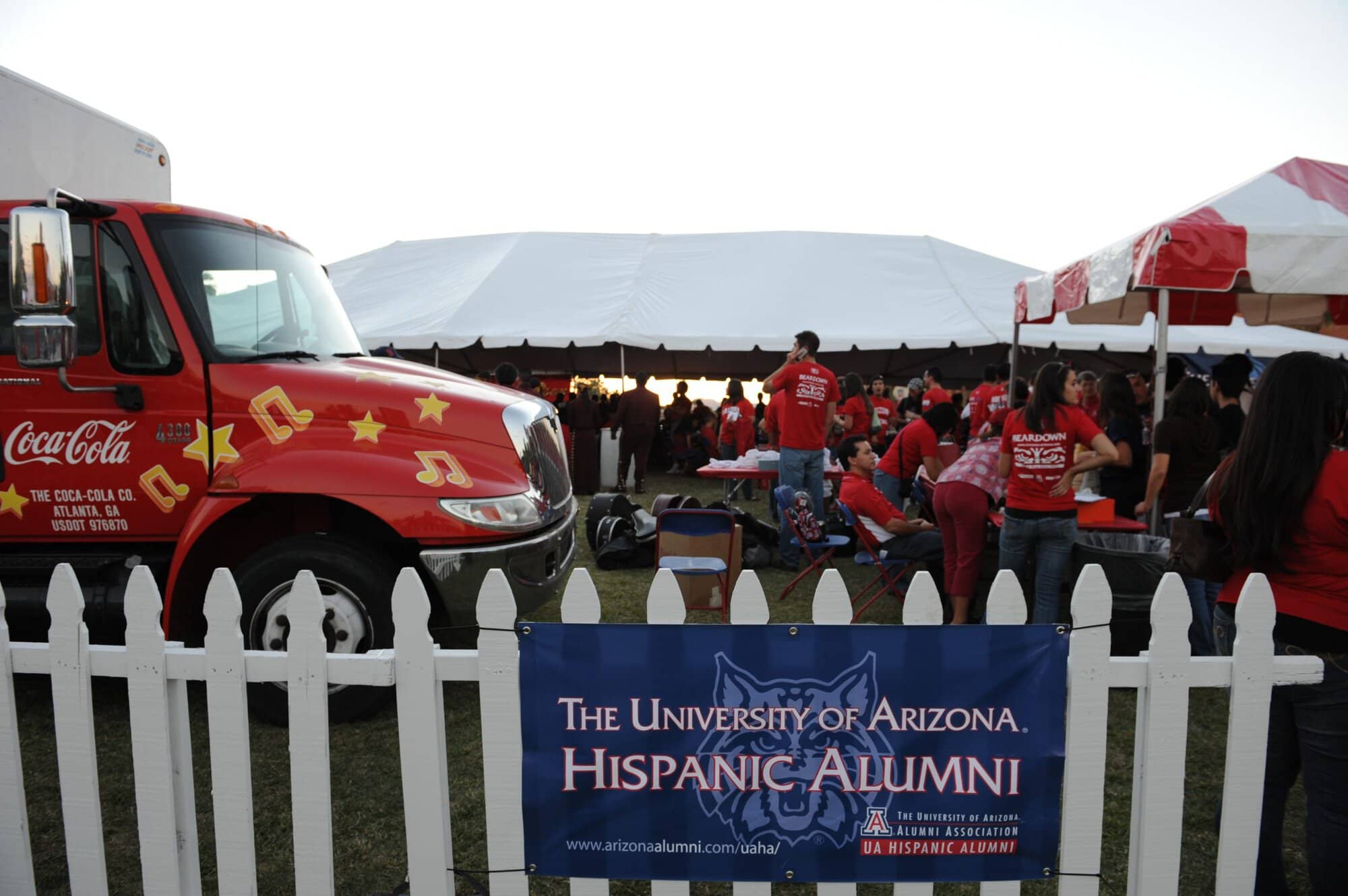 Pre-Cal Game Hispanic Alumni Tent