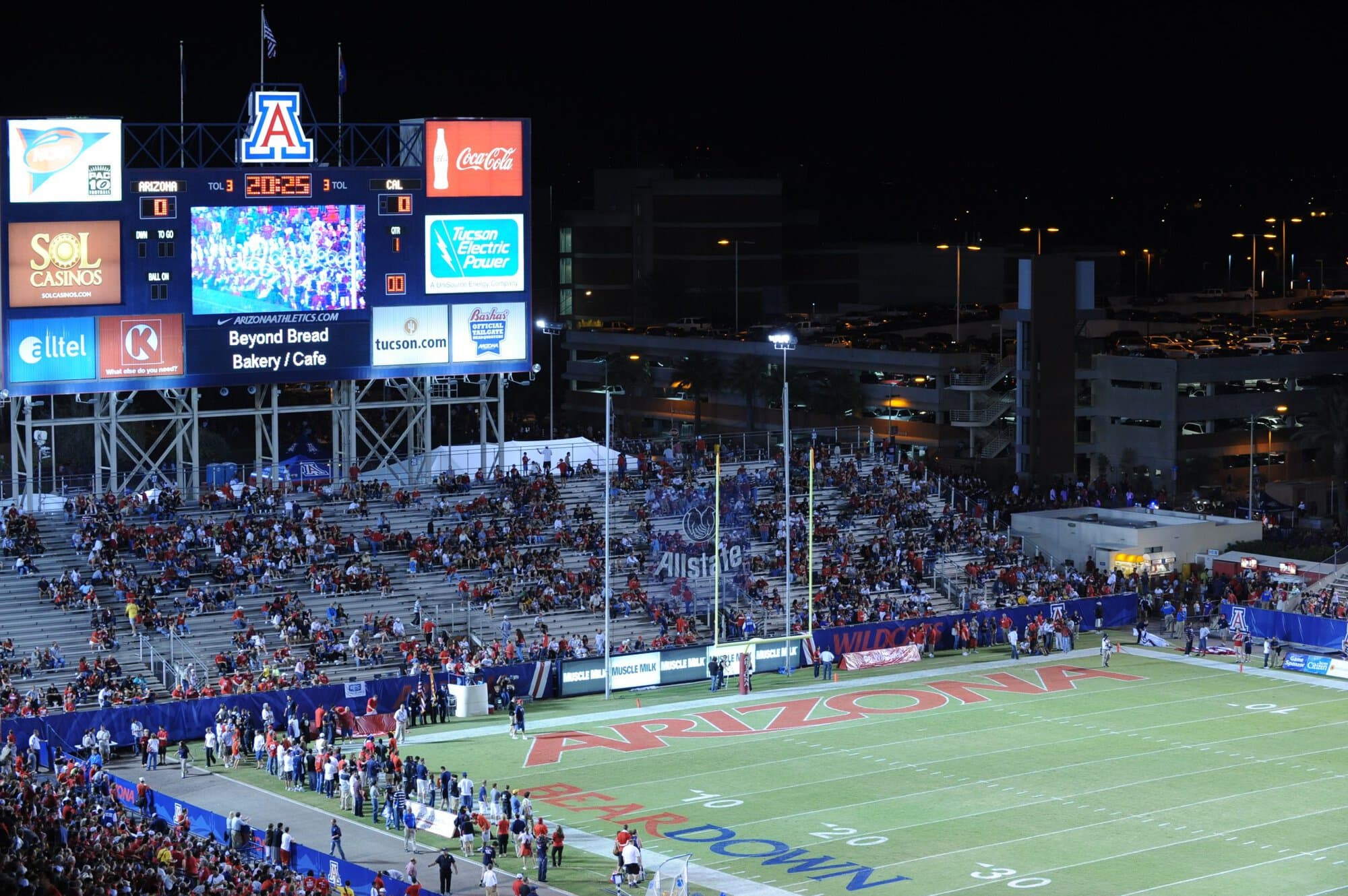 UA vs Cal – 1st Half (42-27)