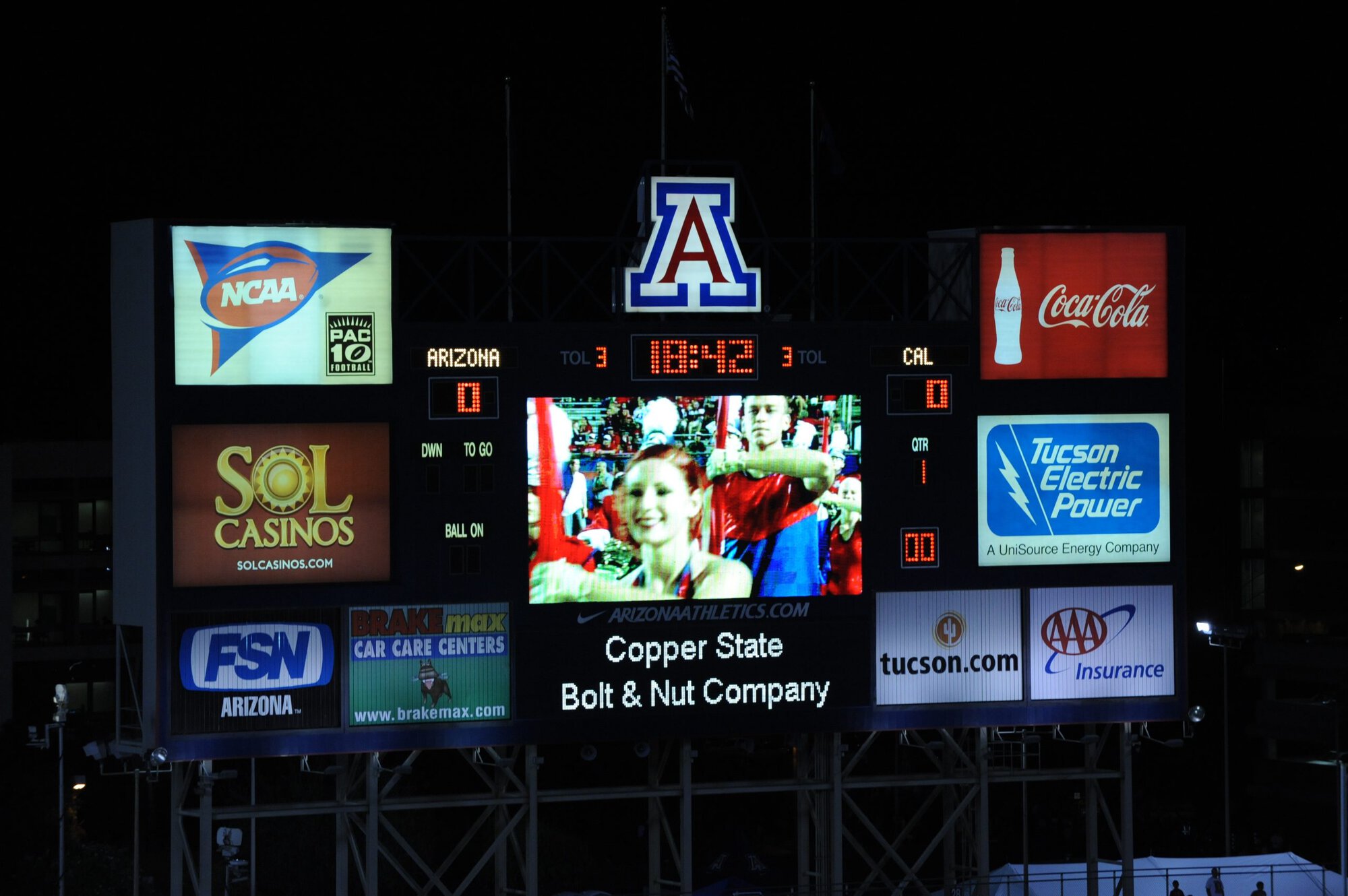 UA vs Cal – 1st Half (42-27)