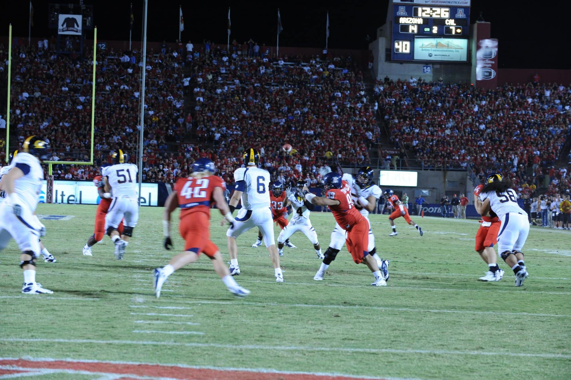 UA vs Cal – 1st Half (42-27)