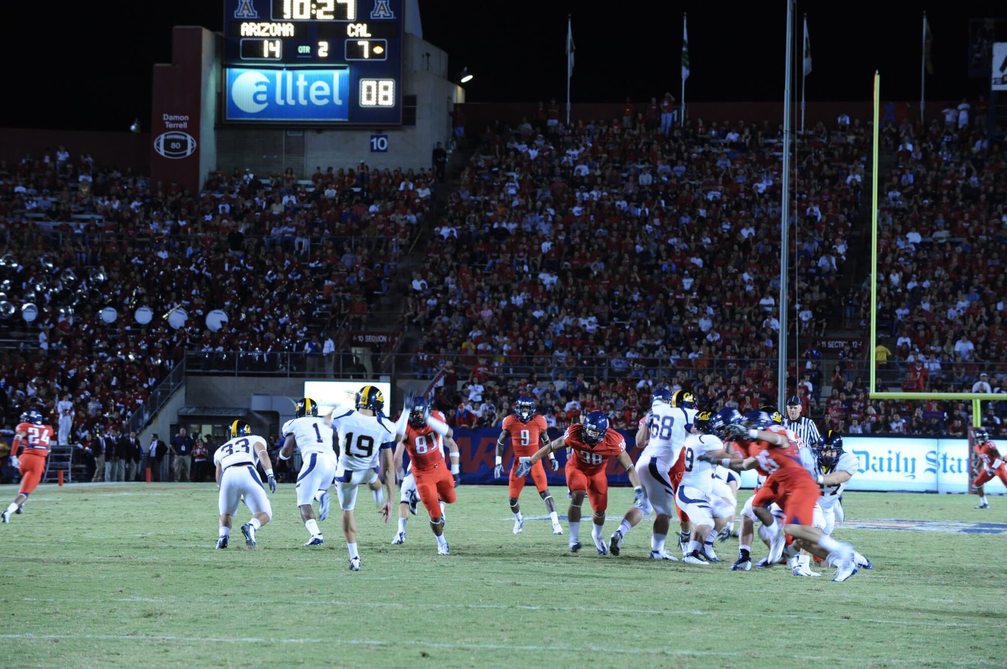 UA vs Cal – 1st Half (42-27)