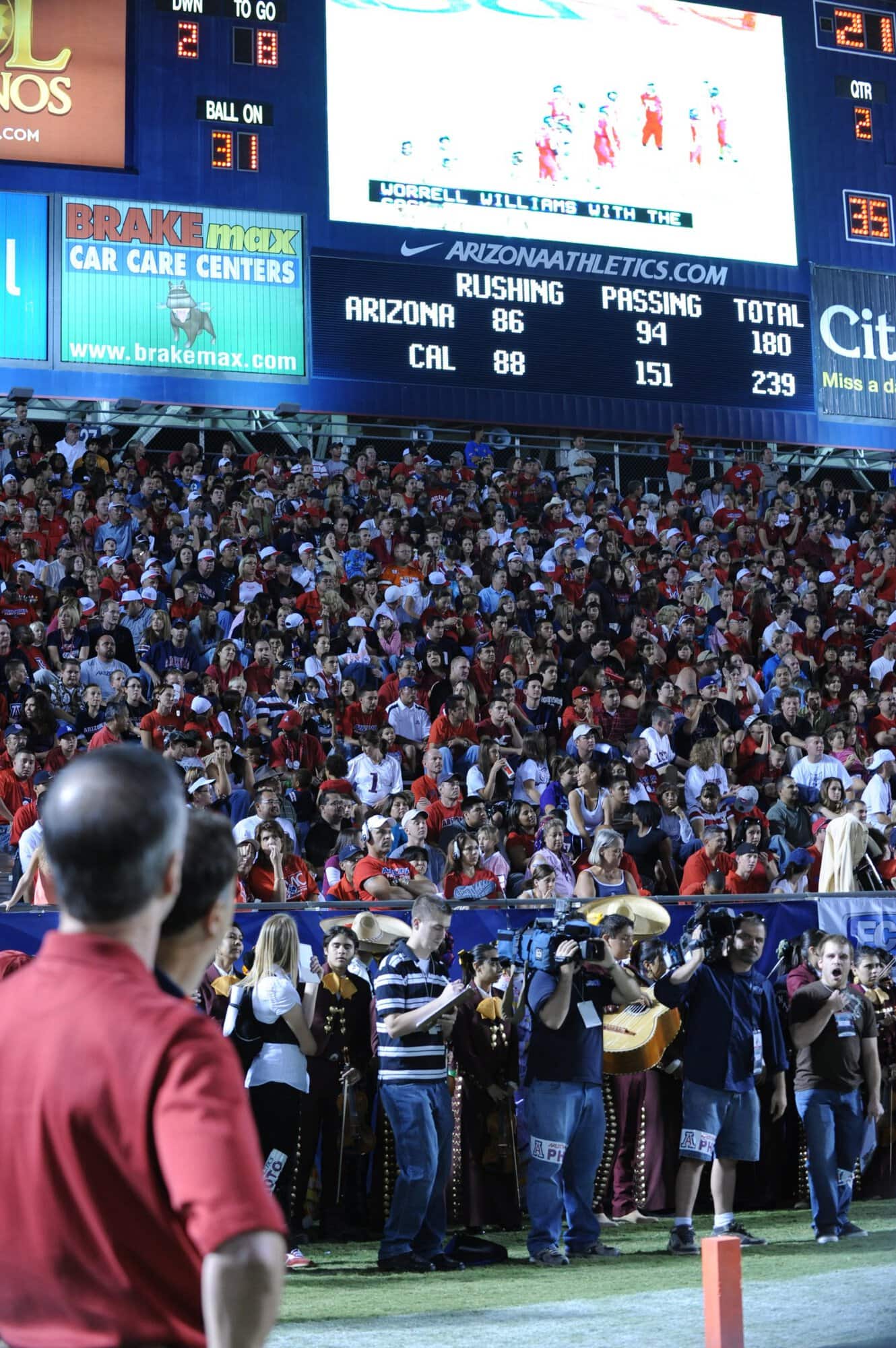UA vs Cal – 1st Half (42-27)