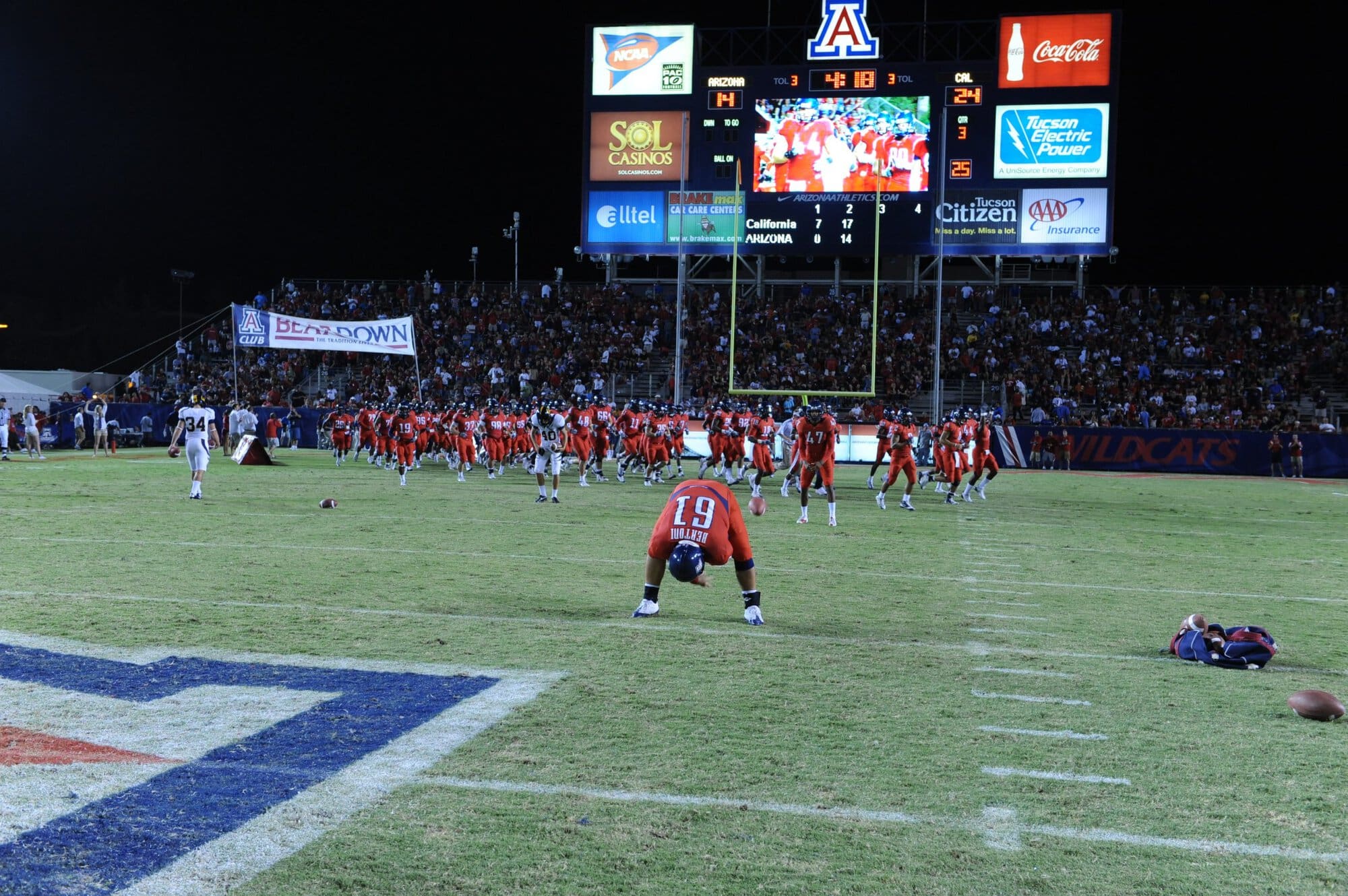 UA vs Cal – 2nd Half (42-27)