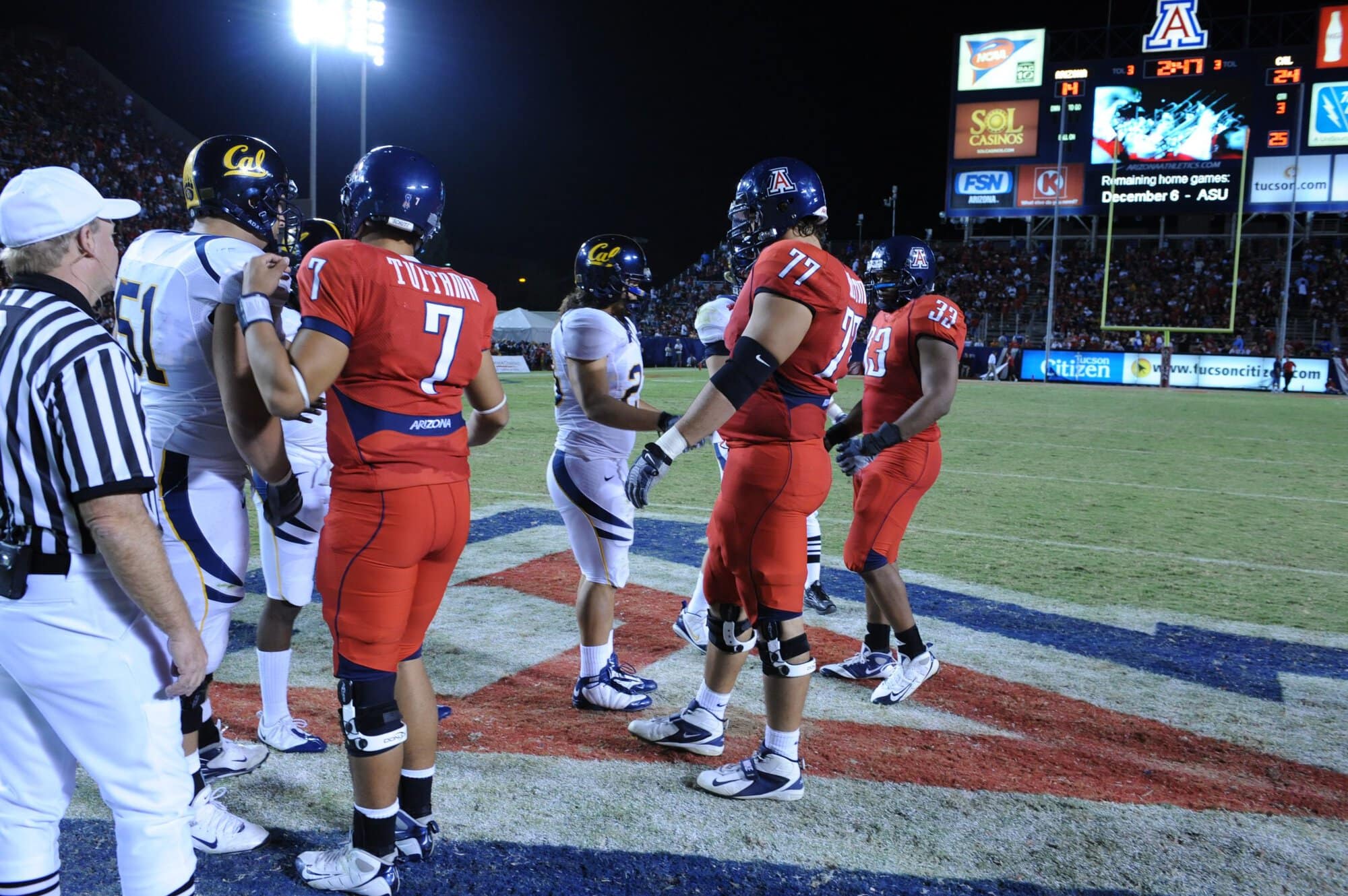 UA vs Cal – 2nd Half (42-27)
