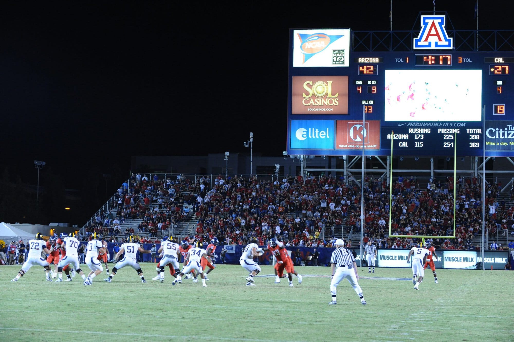 UA vs Cal – 2nd Half (42-27)