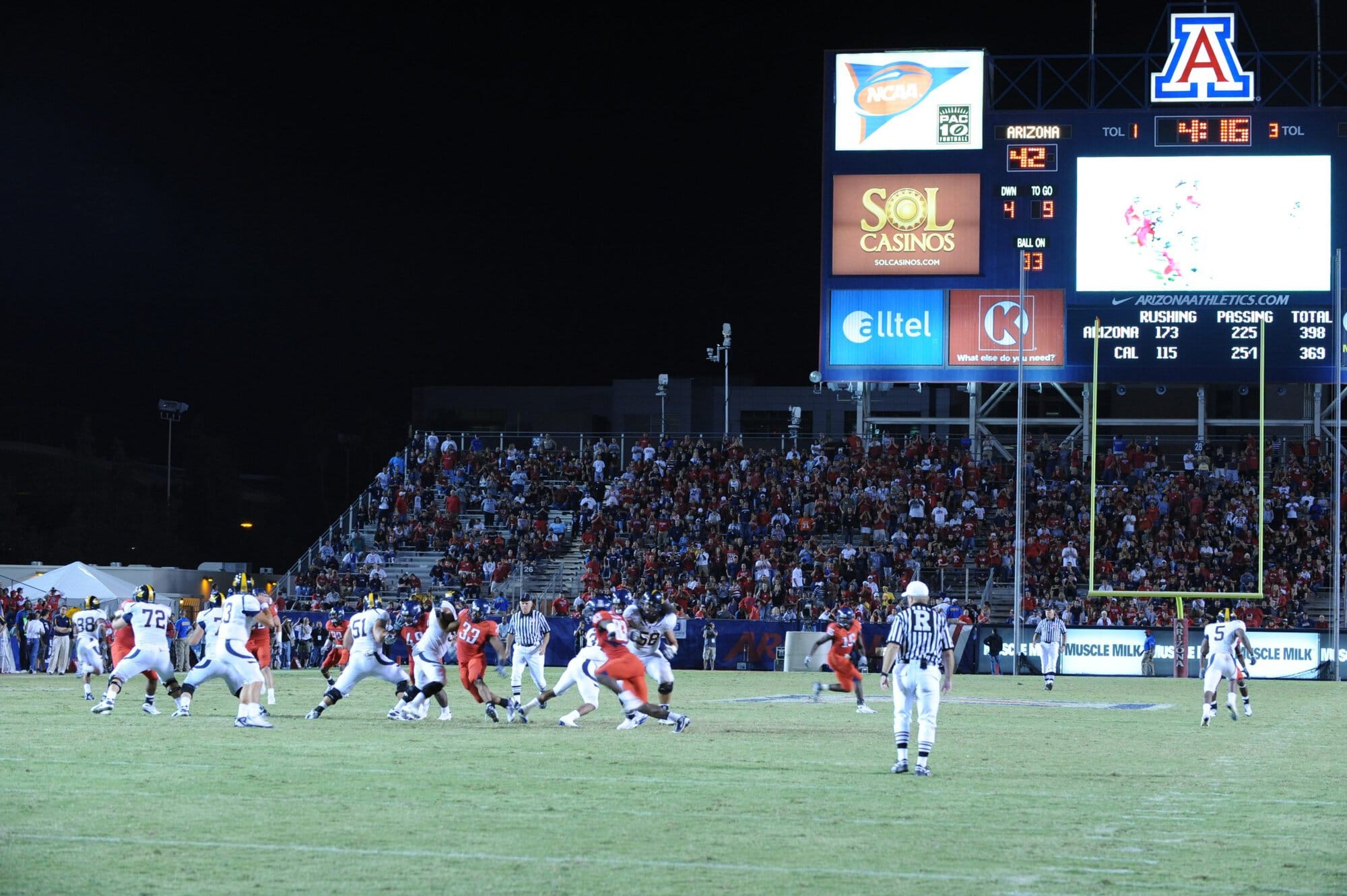 UA vs Cal – 2nd Half (42-27)