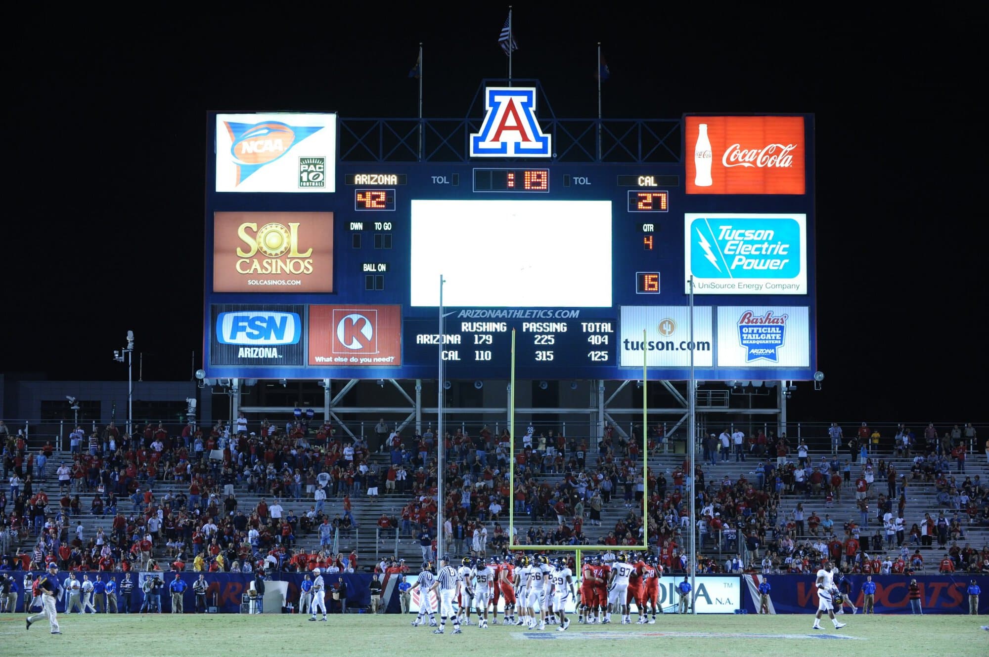 UA vs Cal – 2nd Half (42-27)