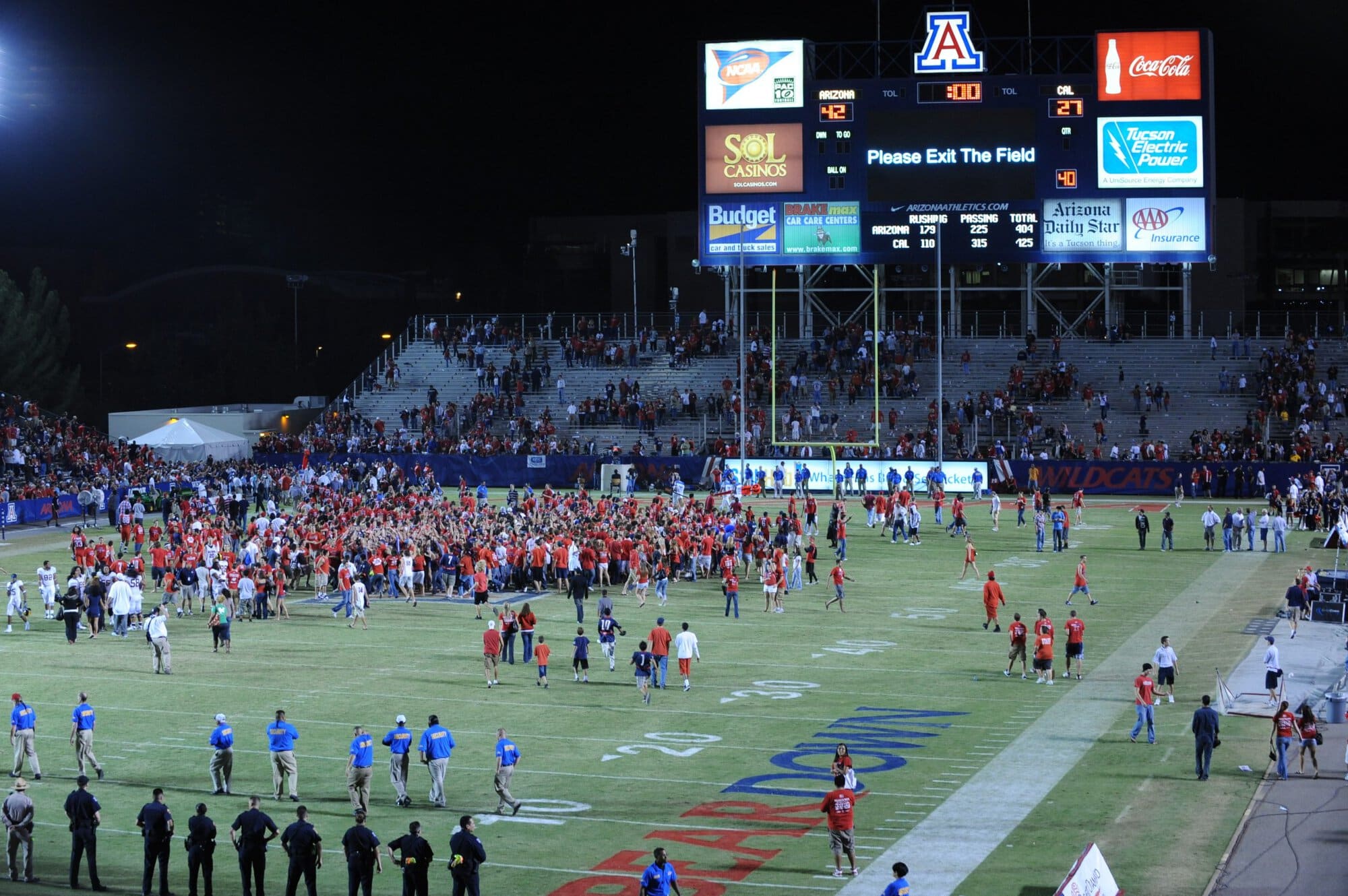 UA vs Cal – 2nd Half (42-27)