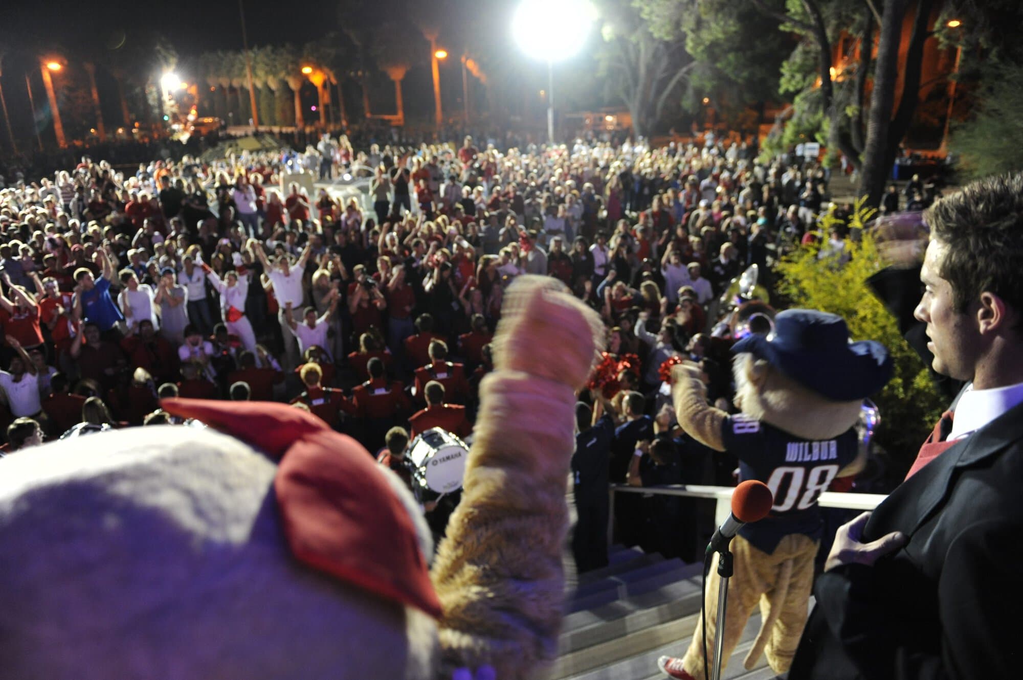 Homecoming 2008 Pep Rally and Bonfire