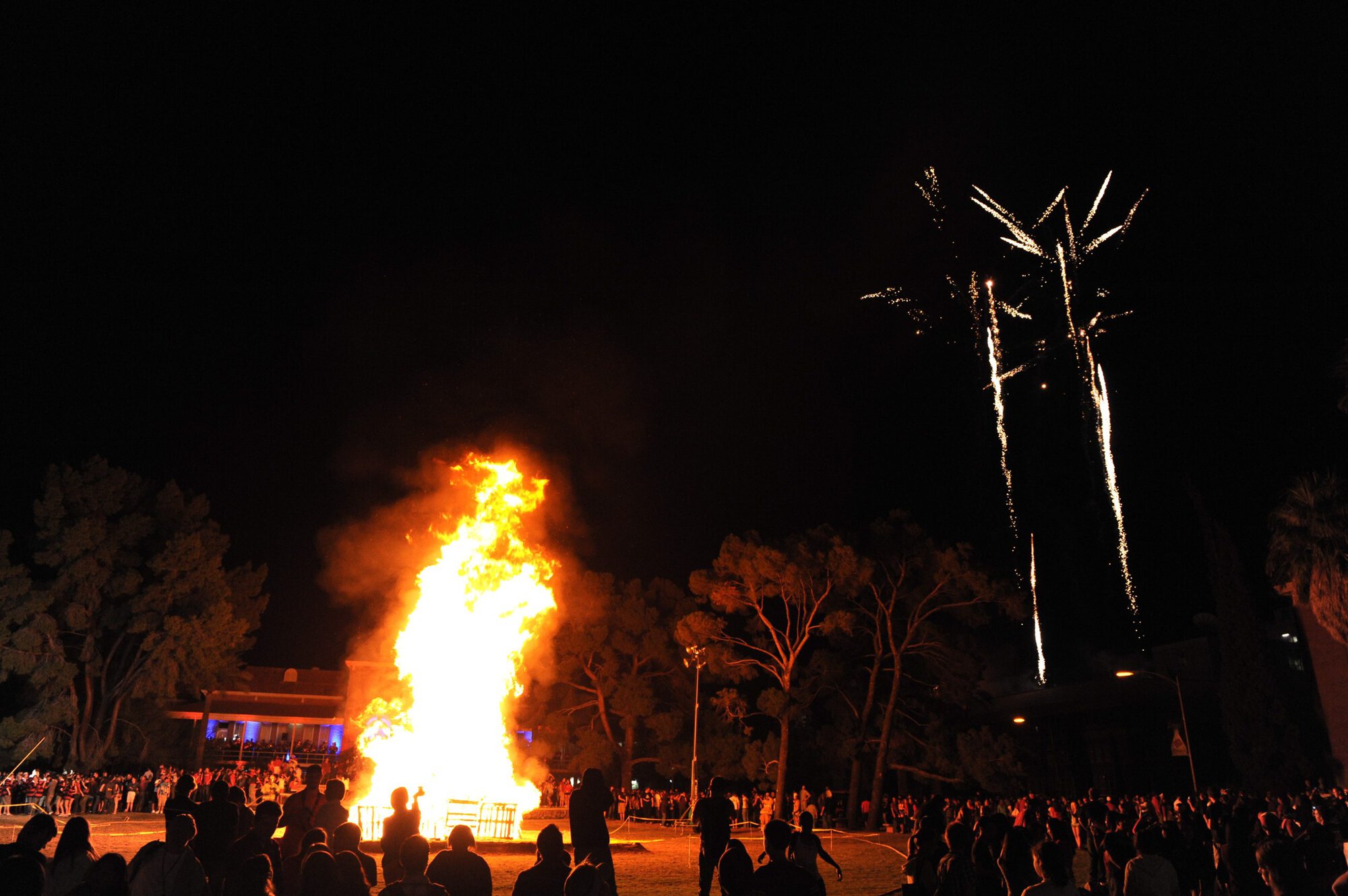 Homecoming 2008 Pep Rally and Bonfire