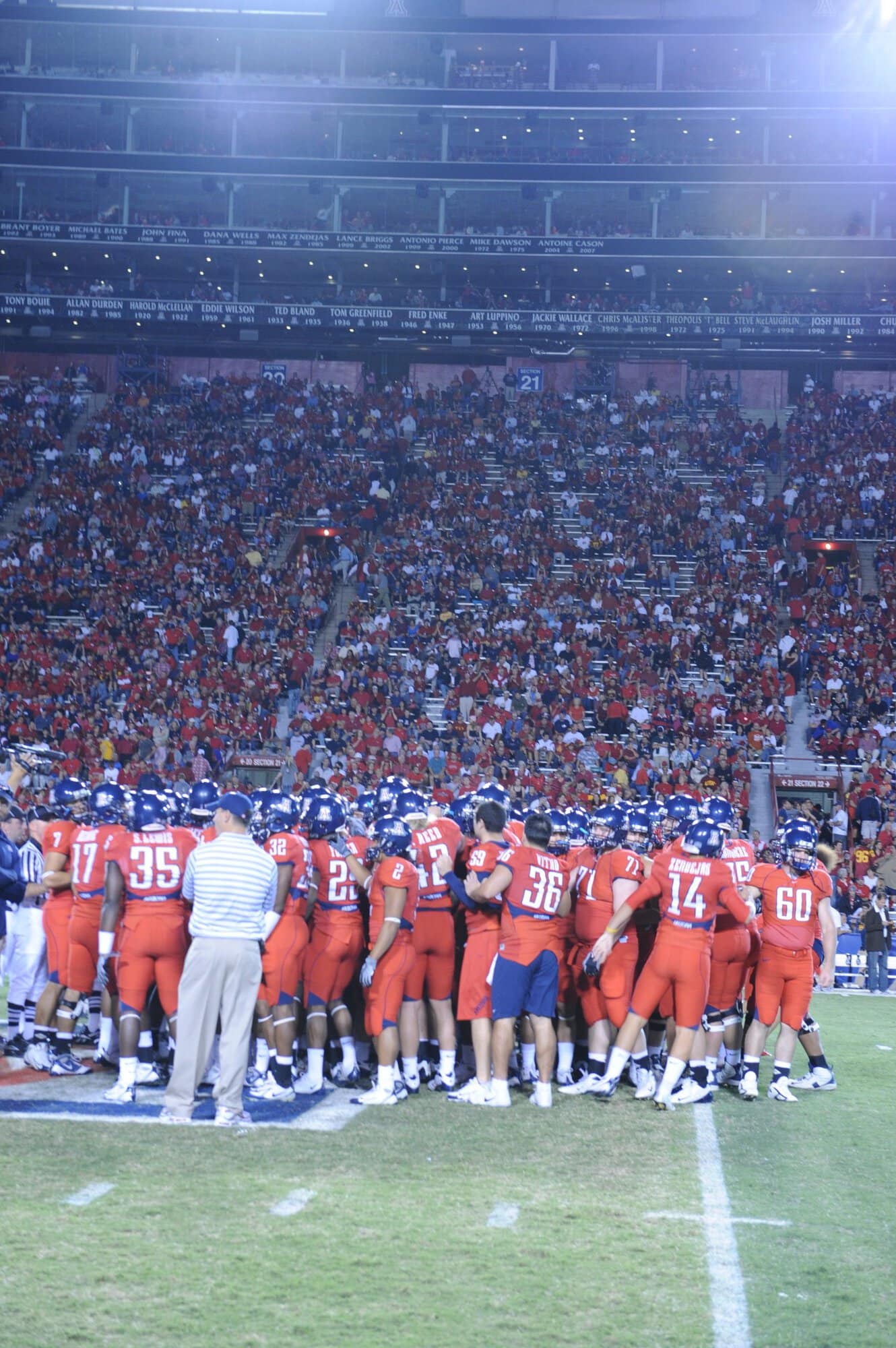 USC vs UA – 1st Half (17-10)