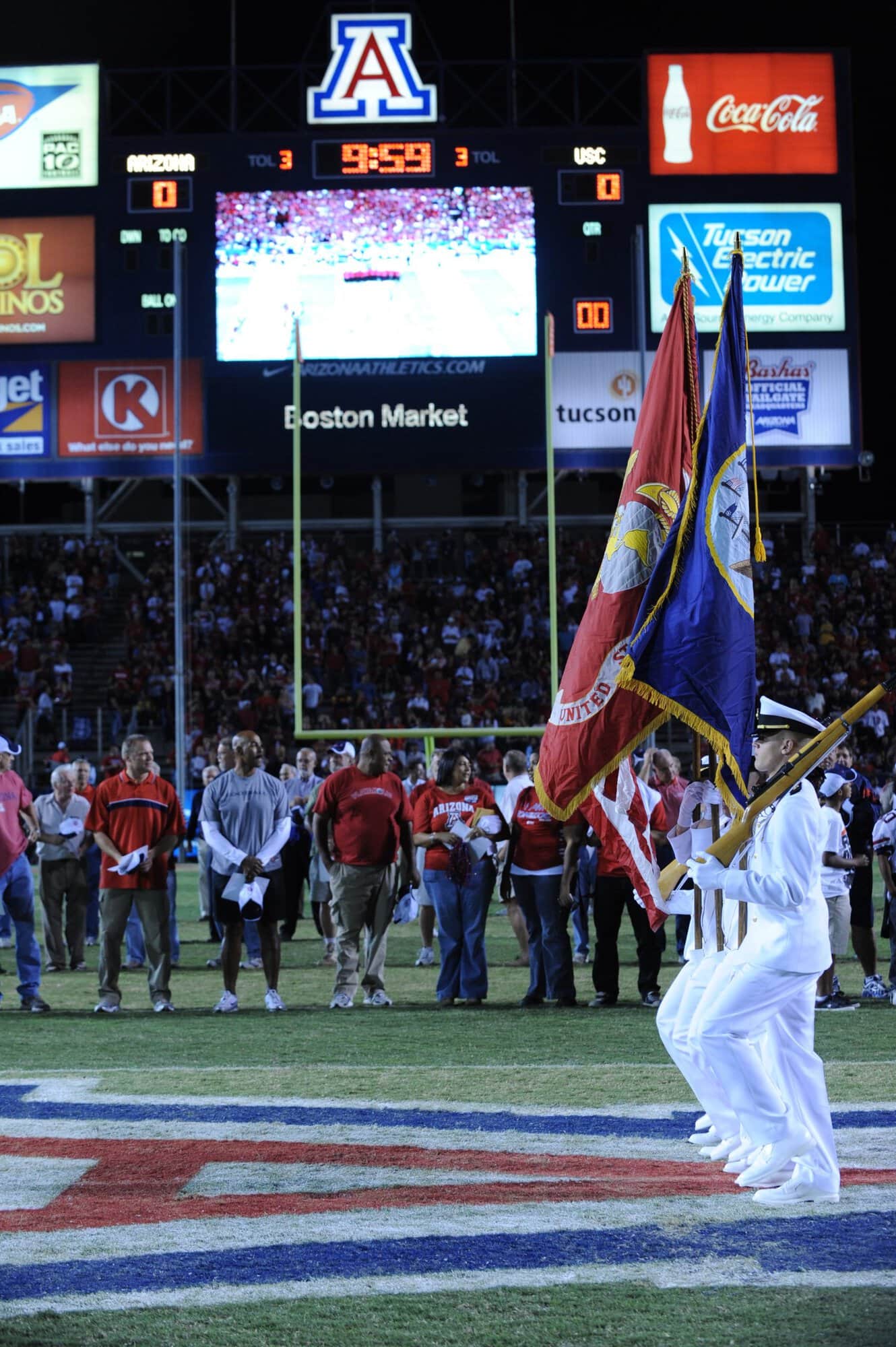 USC vs UA – 1st Half (17-10)
