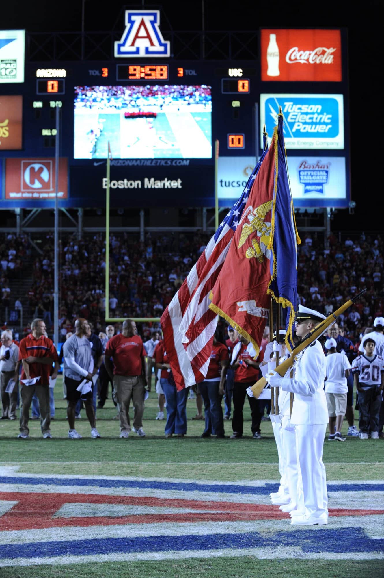 USC vs UA – 1st Half (17-10)