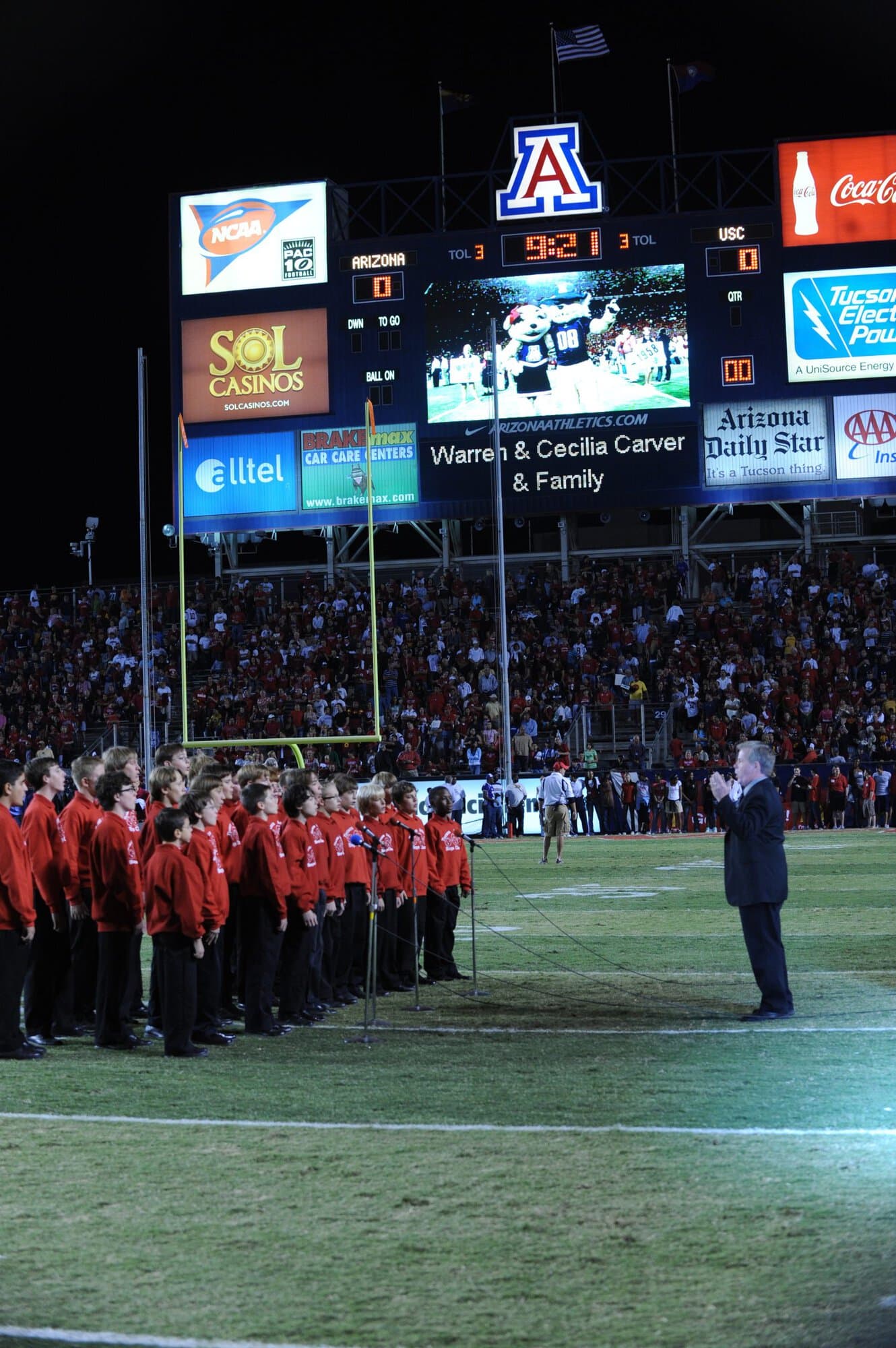 USC vs UA – 1st Half (17-10)