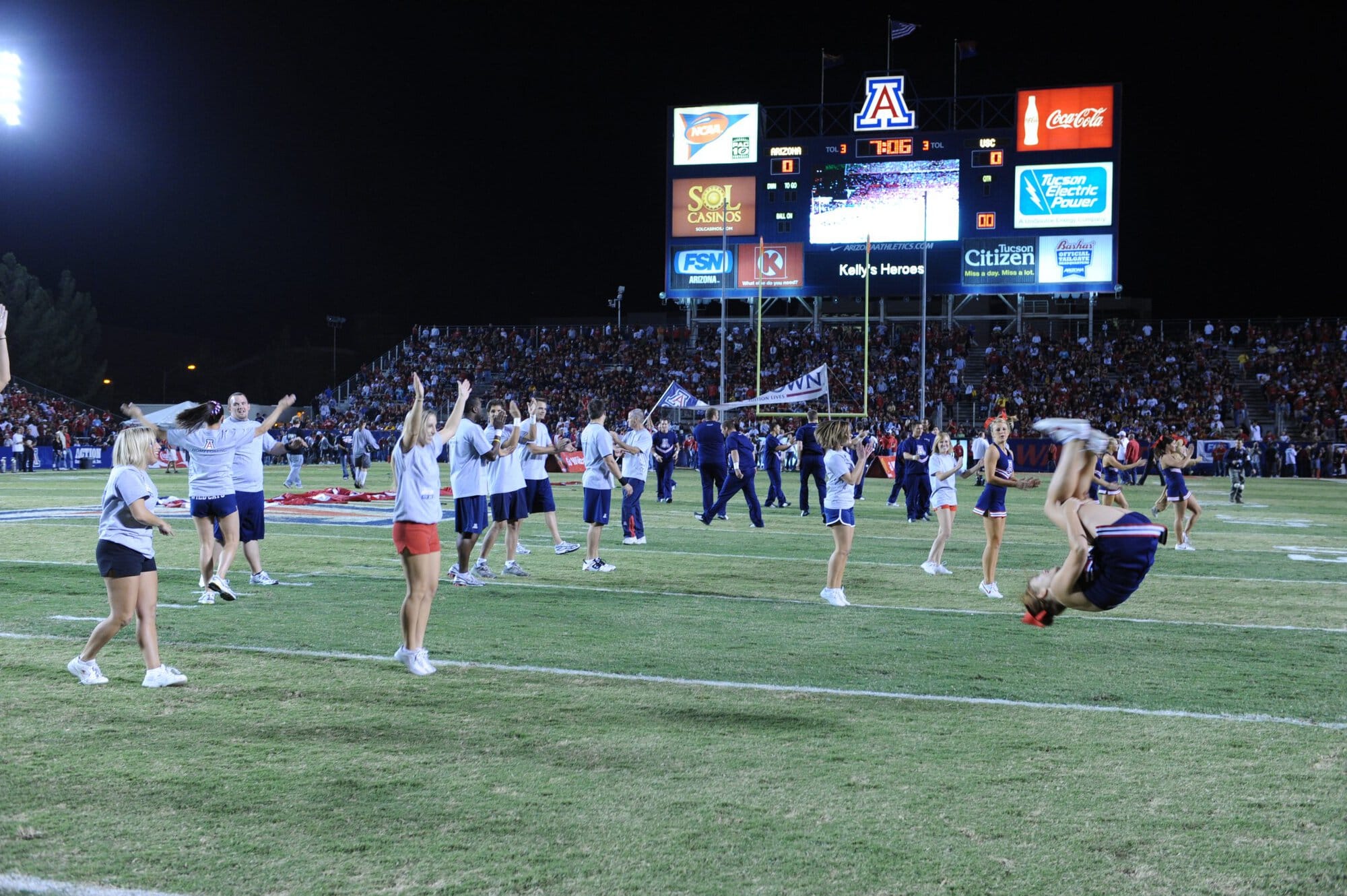 USC vs UA – 1st Half (17-10)