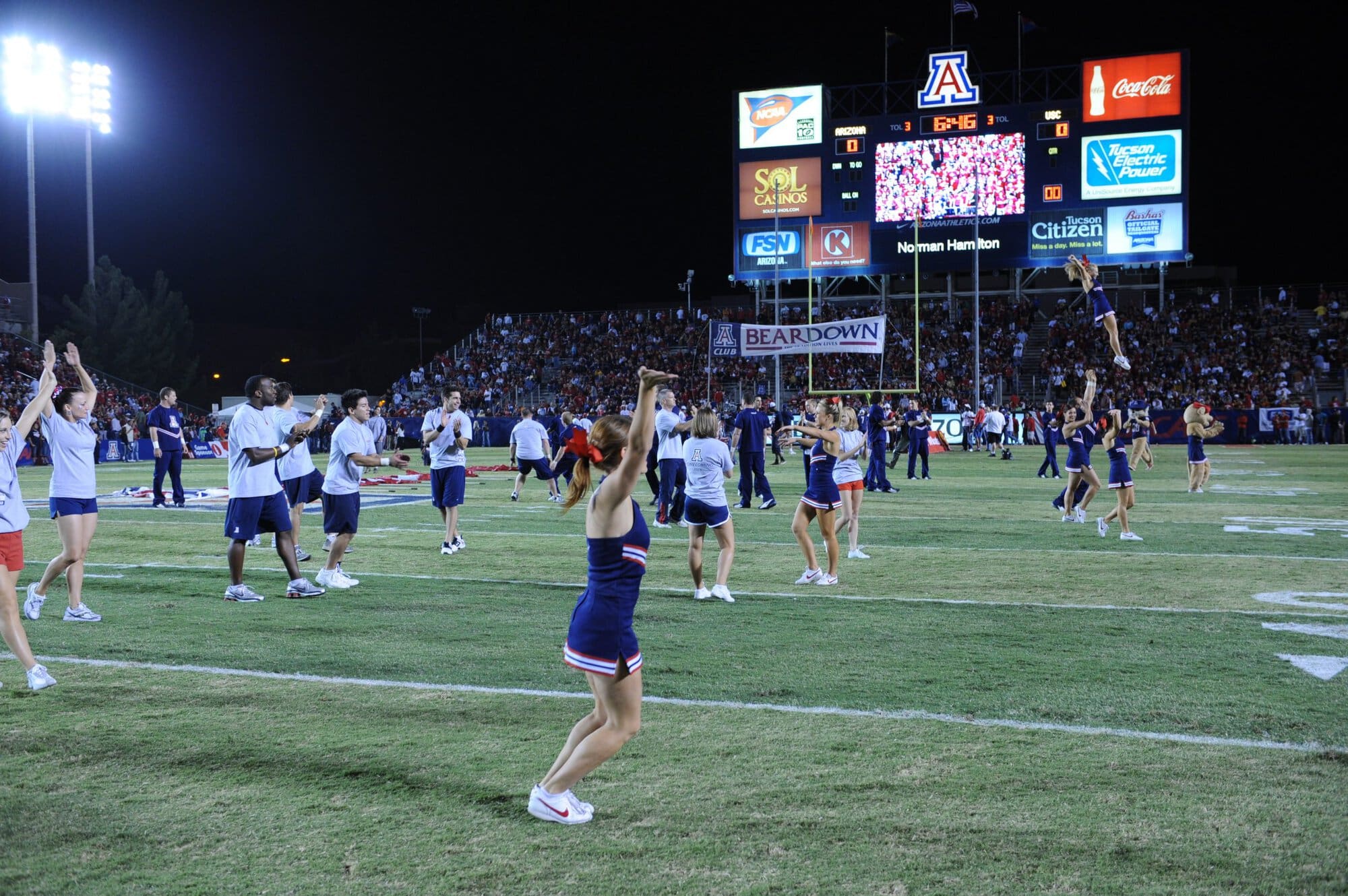 USC vs UA – 1st Half (17-10)