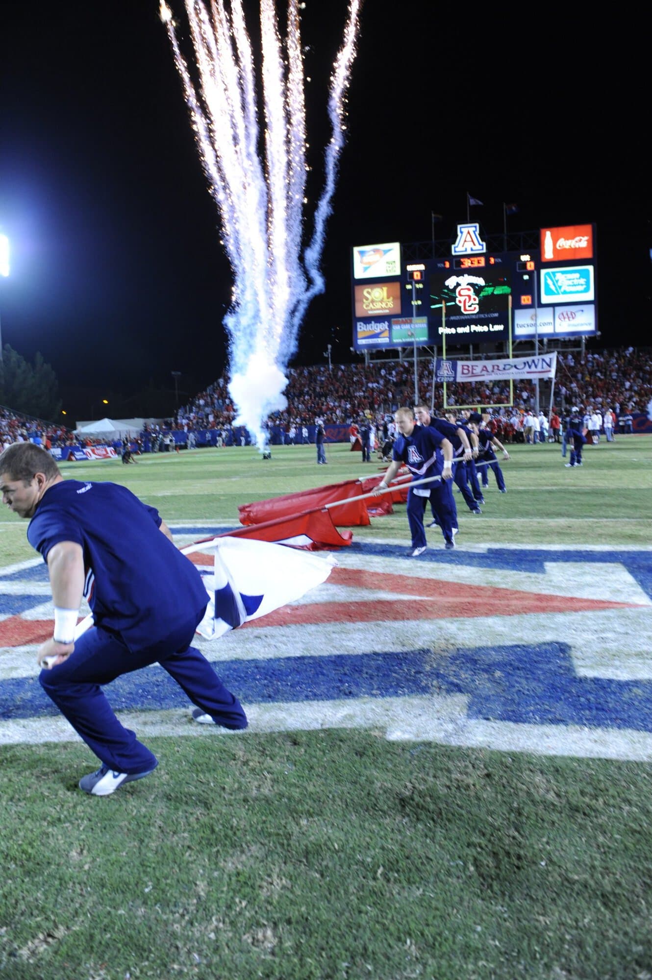 USC vs UA – 1st Half (17-10)