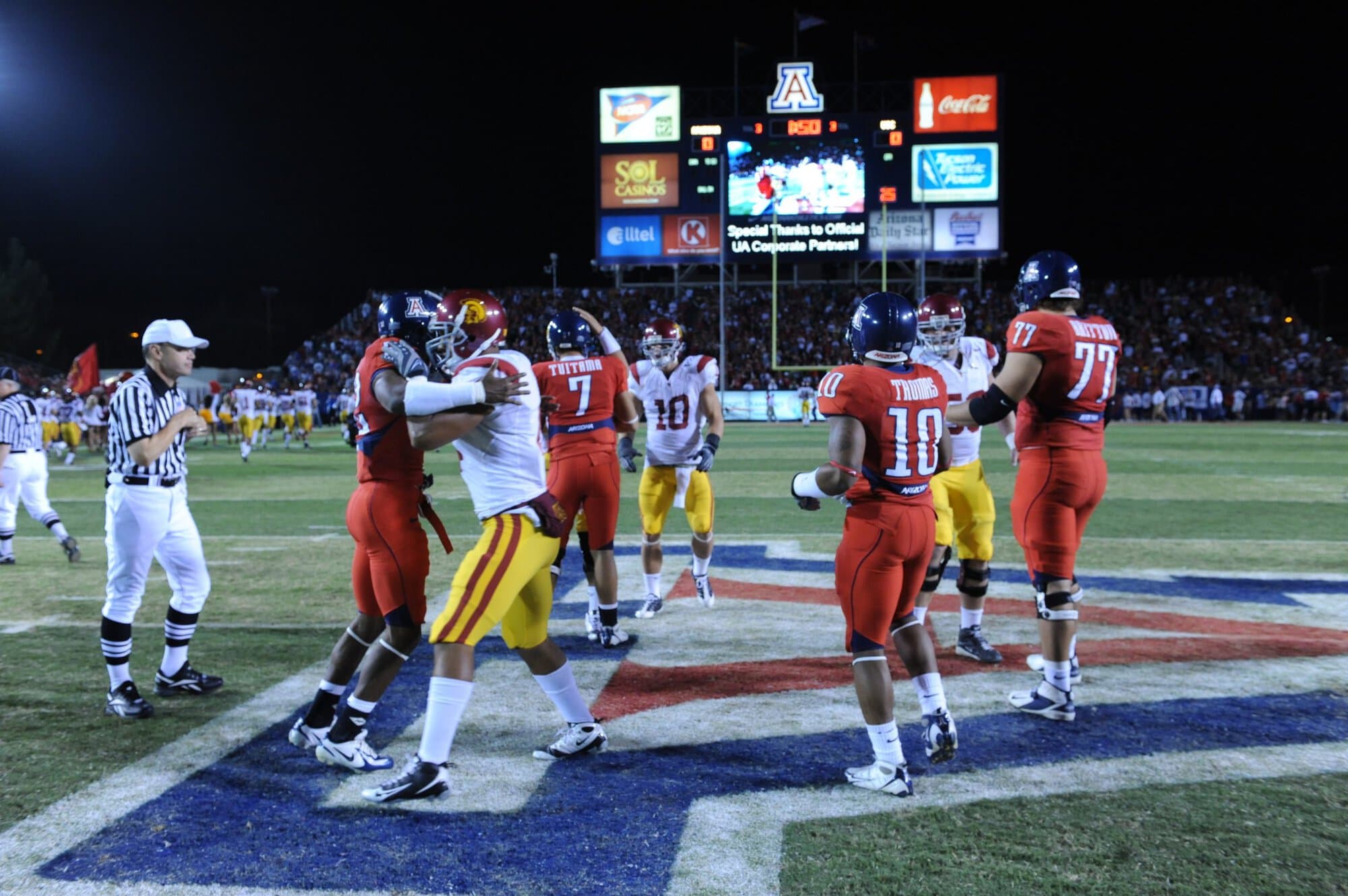 USC vs UA – 1st Half (17-10)