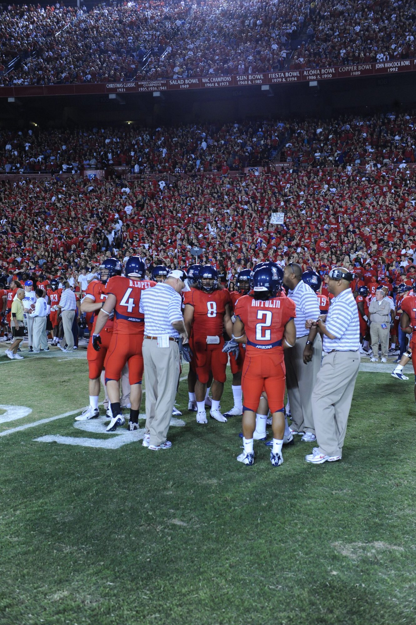 USC vs UA – 1st Half (17-10)