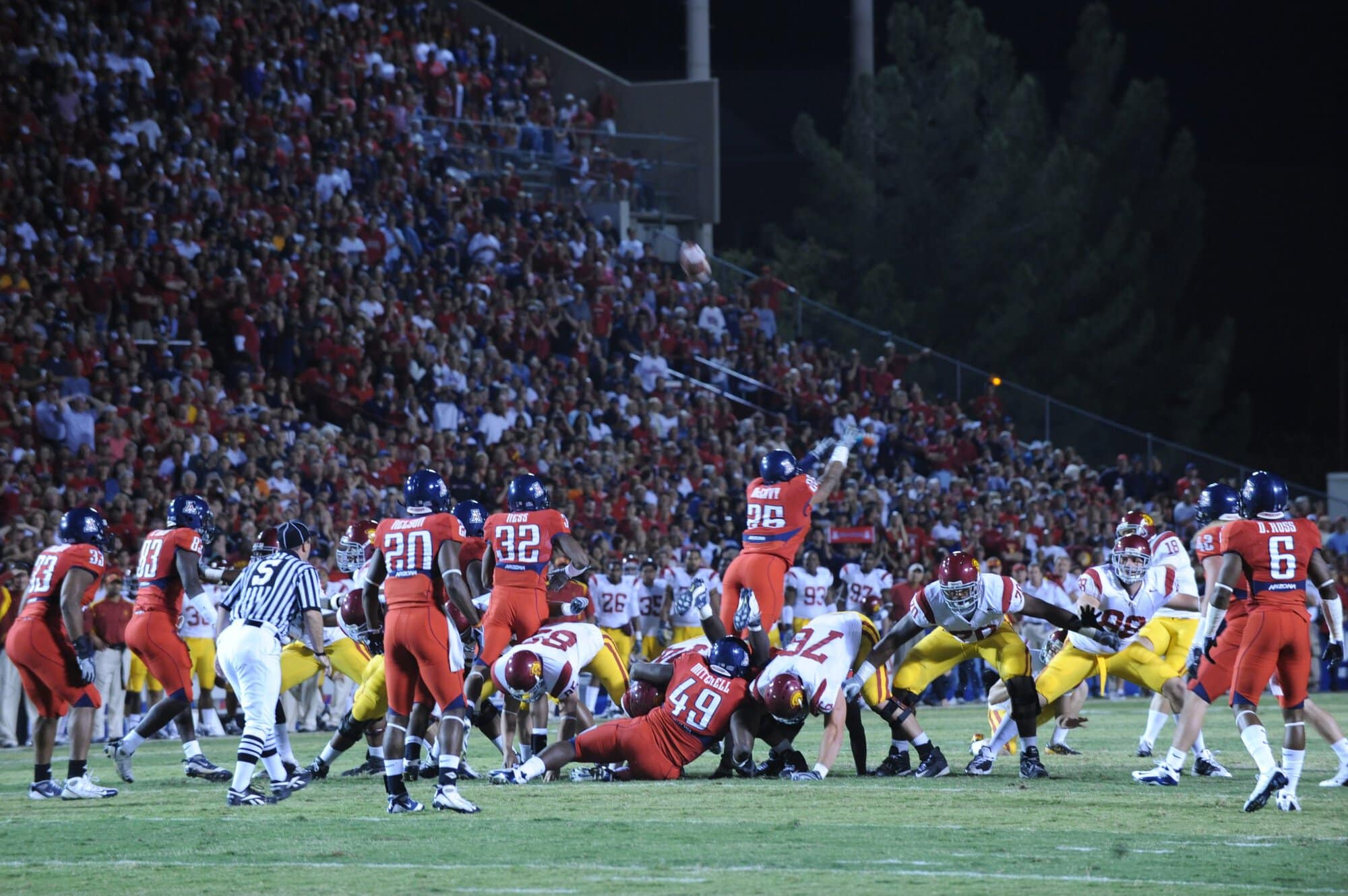 USC vs UA – 1st Half (17-10)