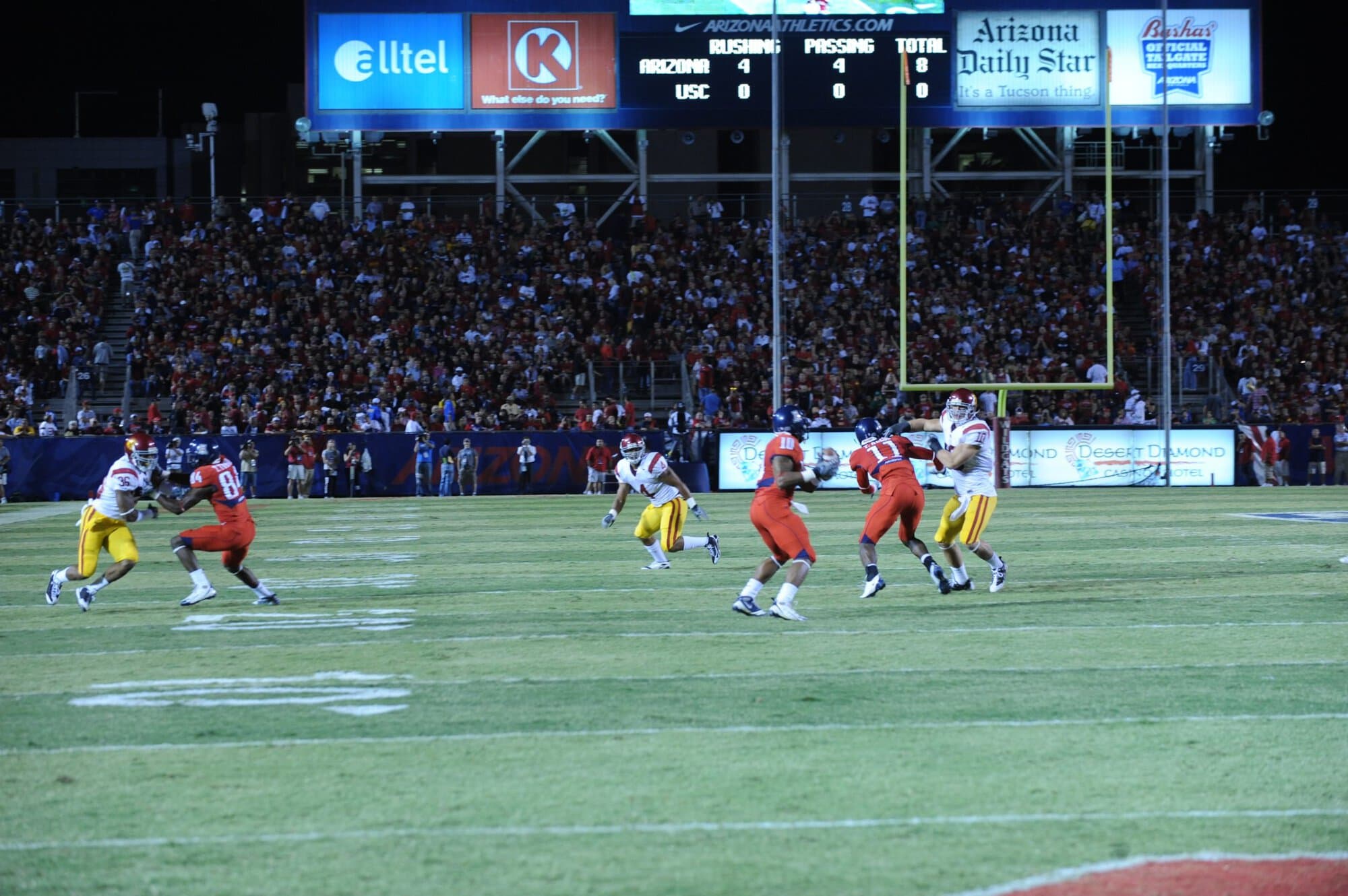 USC vs UA – 1st Half (17-10)