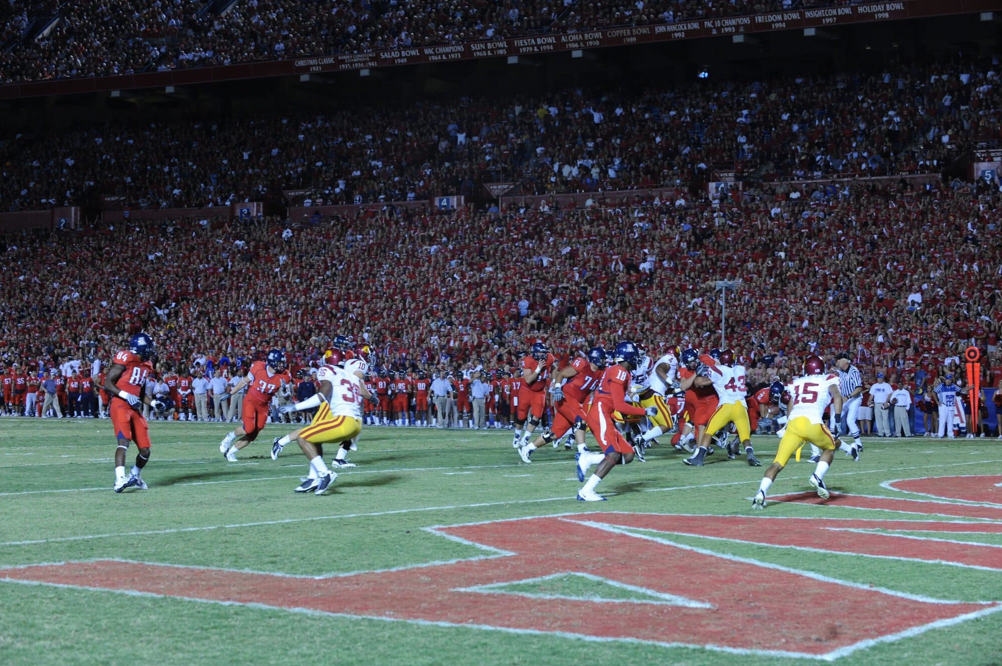 USC vs UA – 1st Half (17-10)