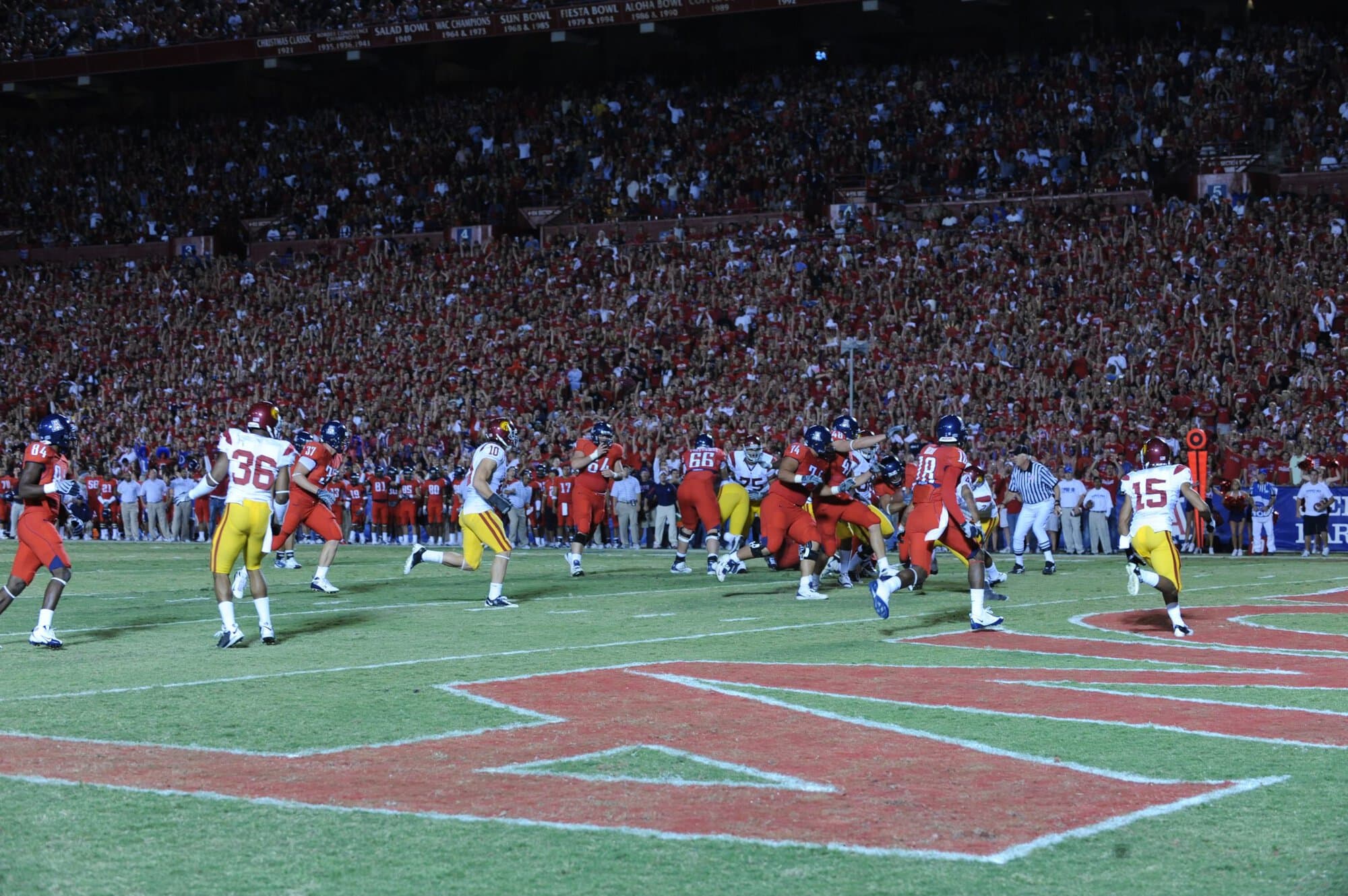 USC vs UA – 1st Half (17-10)