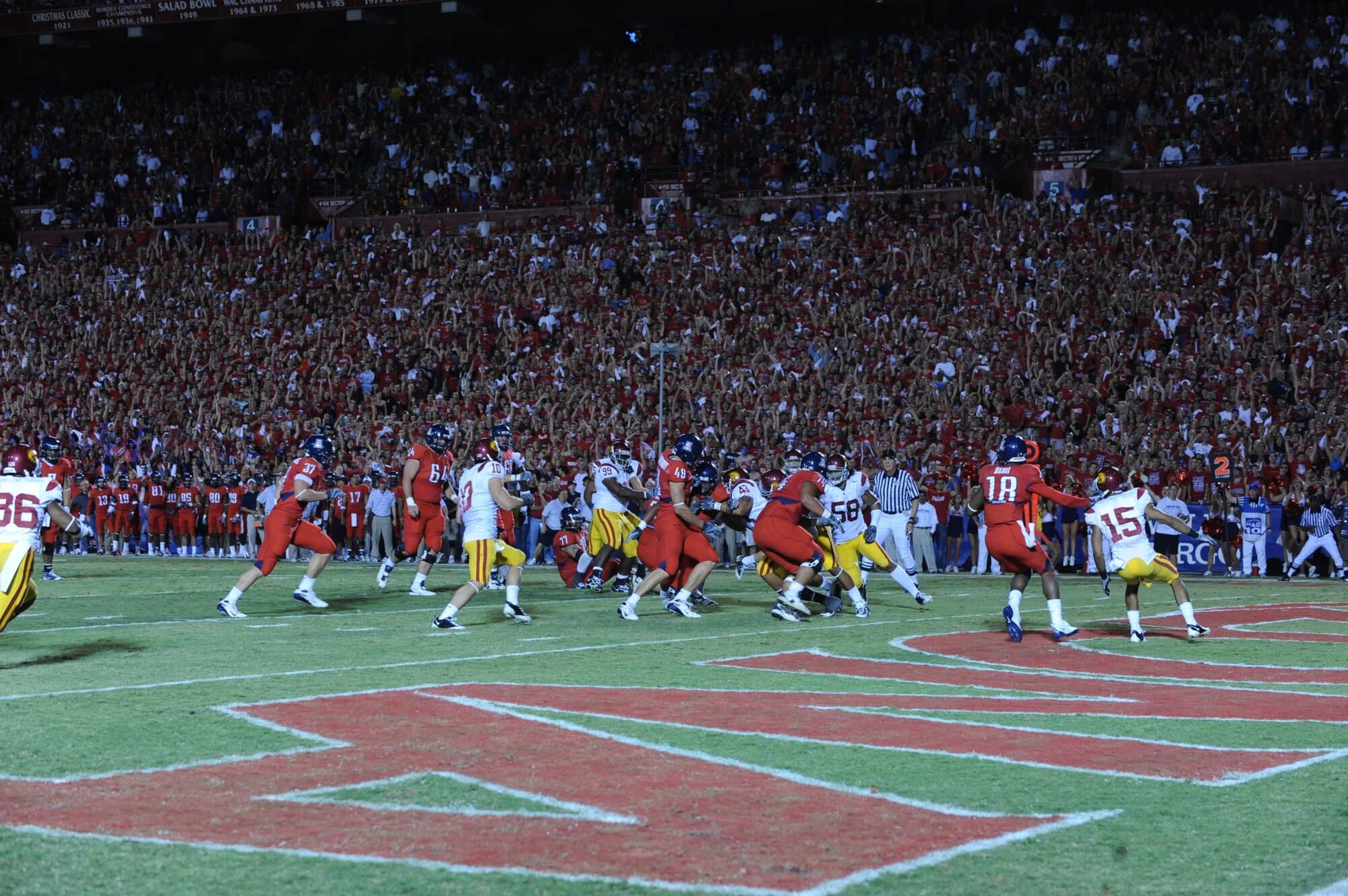 USC vs UA – 1st Half (17-10)