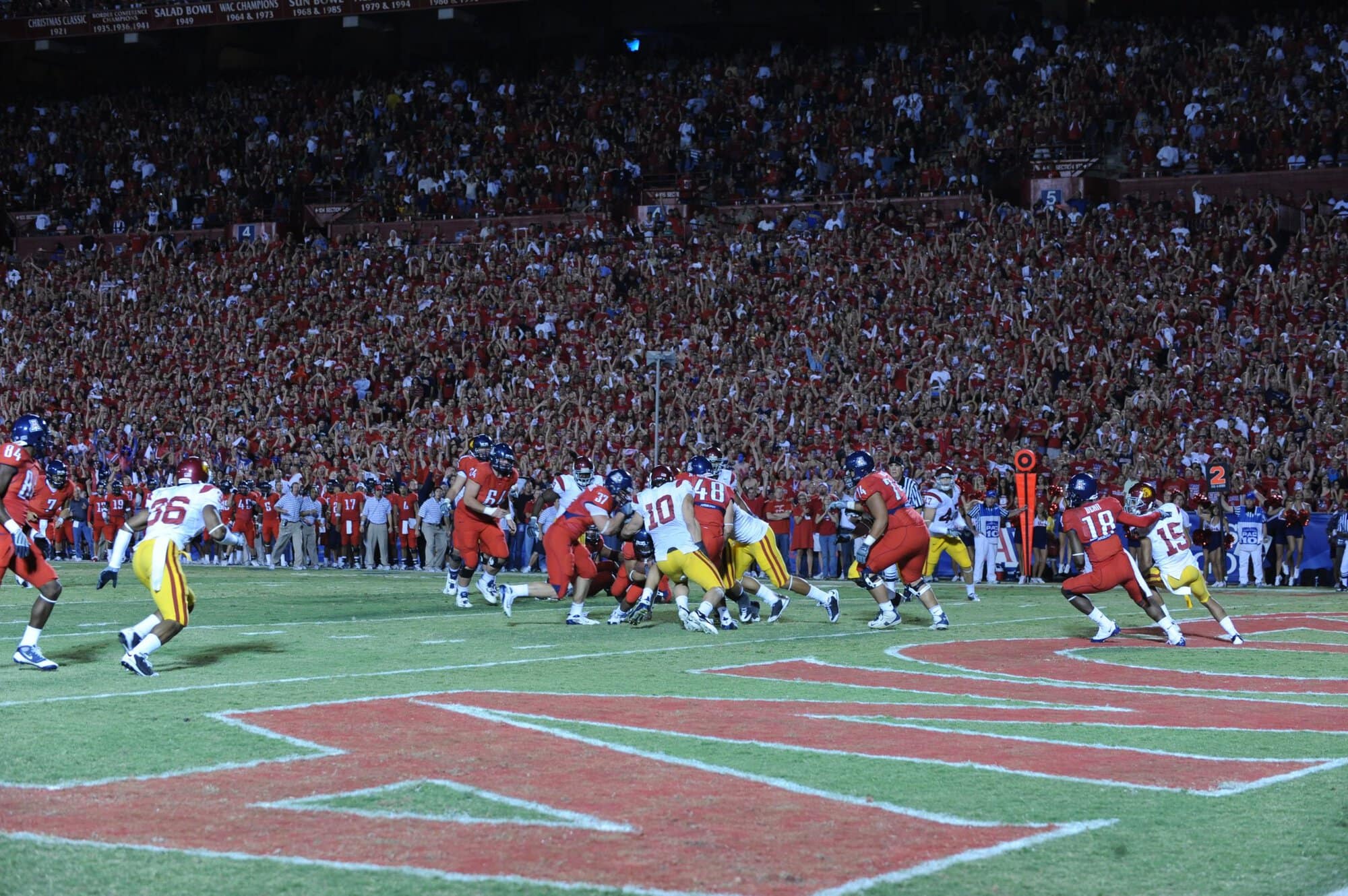USC vs UA – 1st Half (17-10)