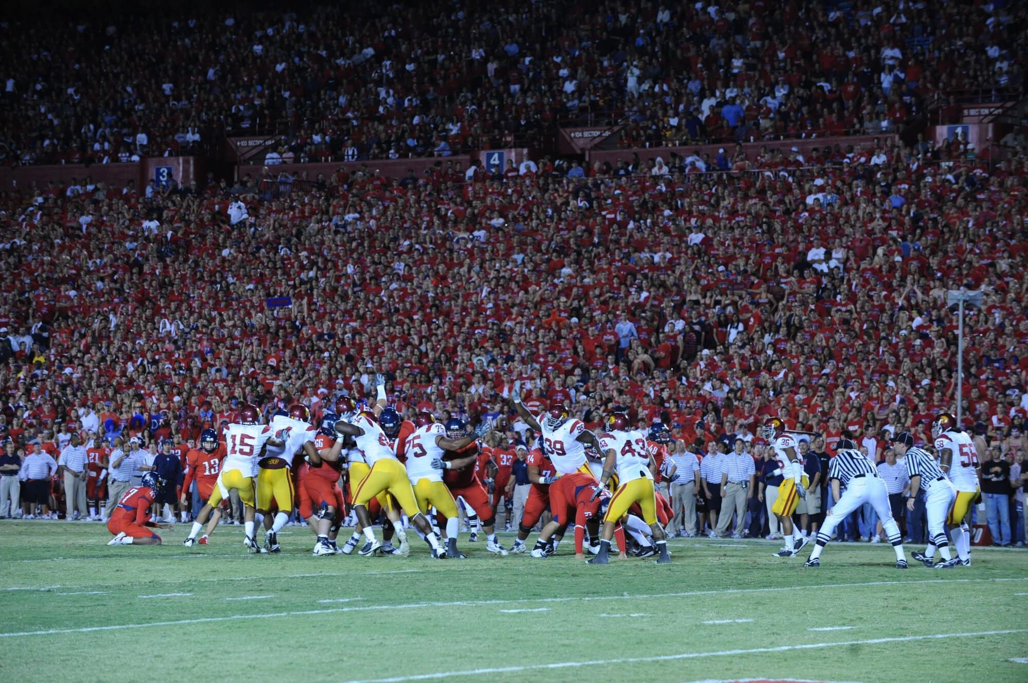 USC vs UA – 1st Half (17-10)