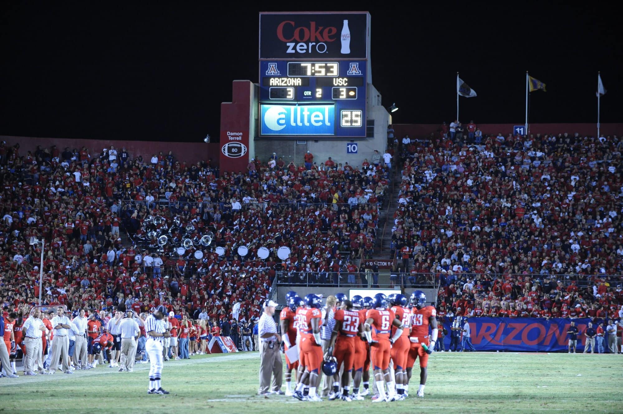 USC vs UA – 1st Half (17-10)