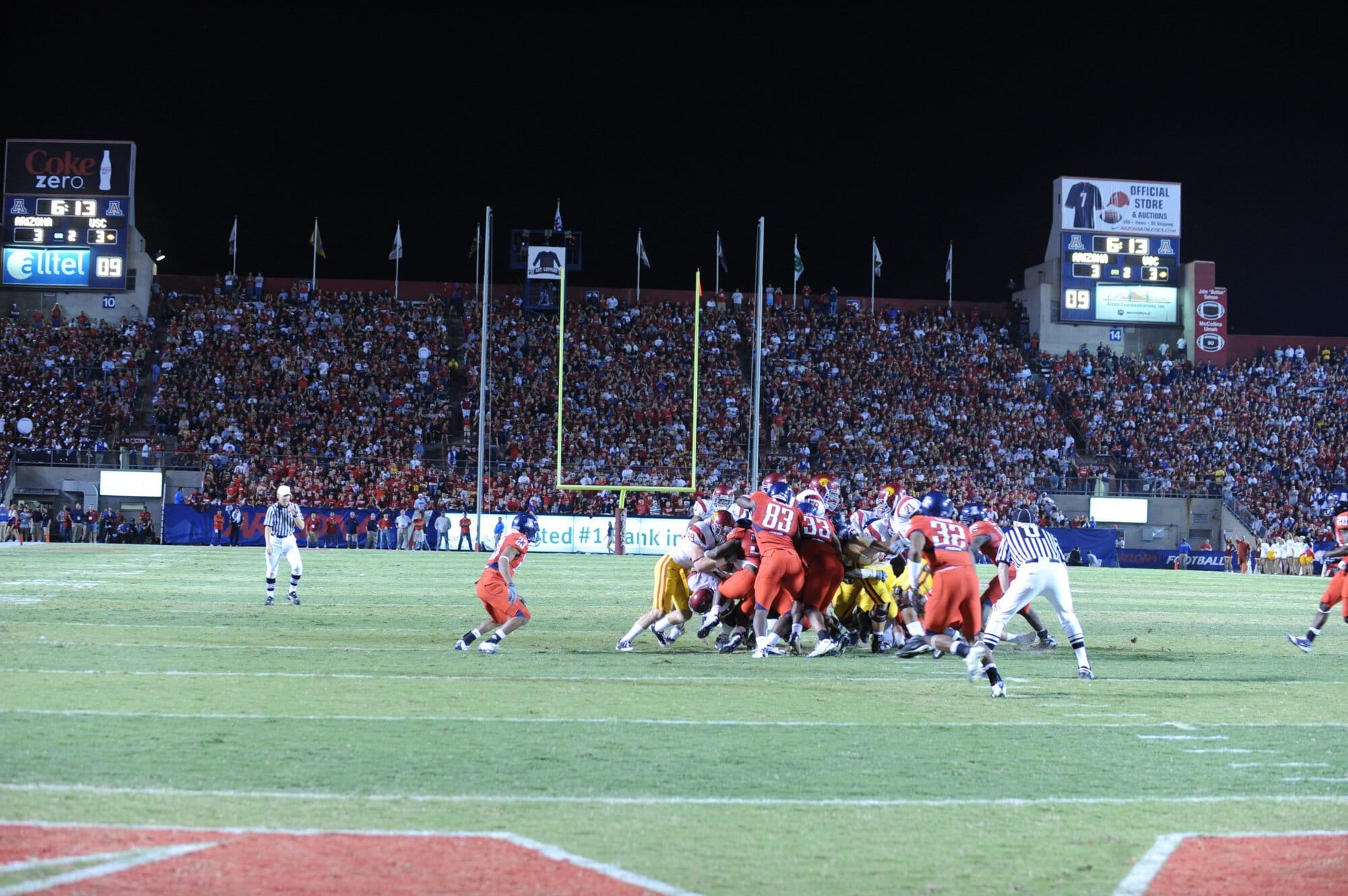 USC vs UA – 1st Half (17-10)