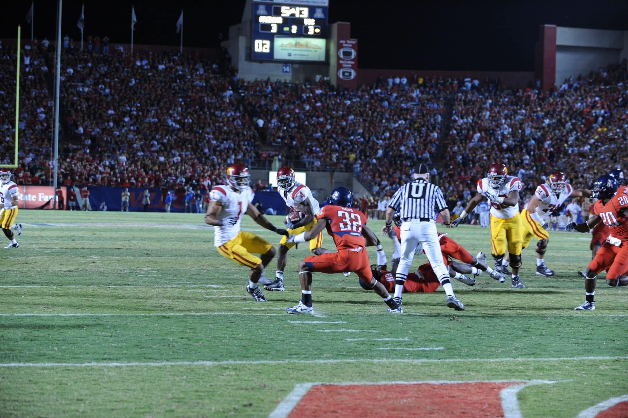 USC vs UA – 1st Half (17-10)