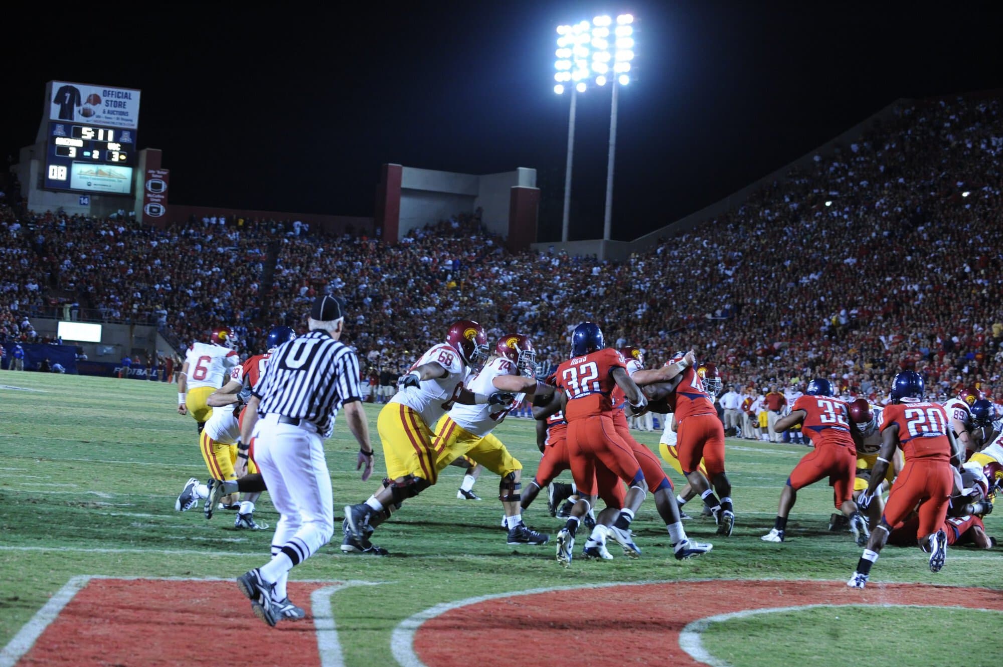 USC vs UA – 1st Half (17-10)