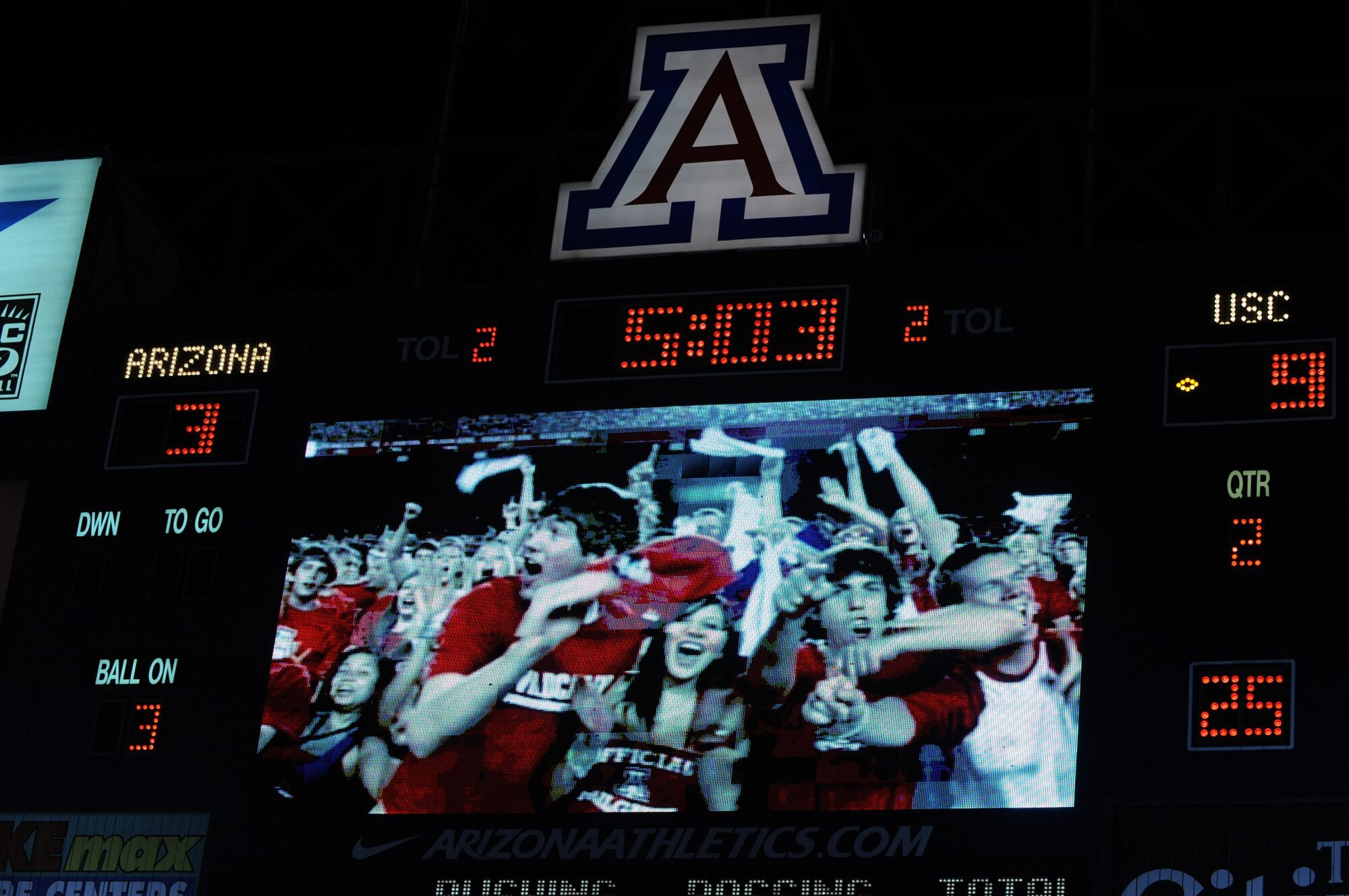 USC vs UA – 1st Half (17-10)