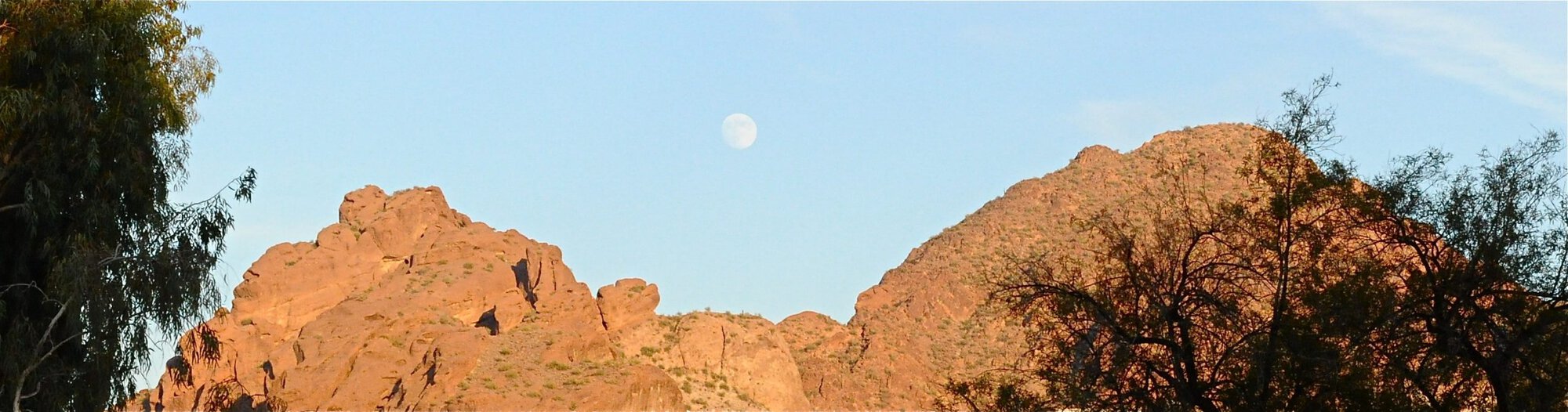 Moon over Camelback