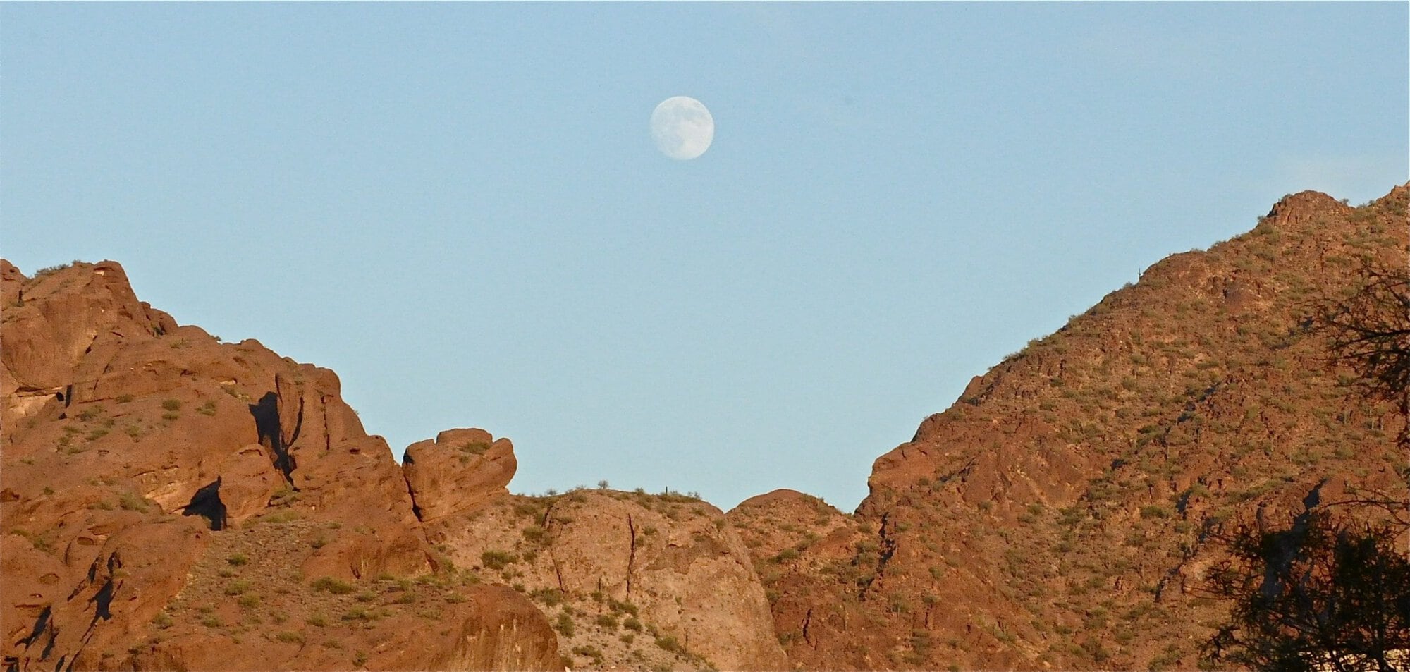 Moon over Camelback