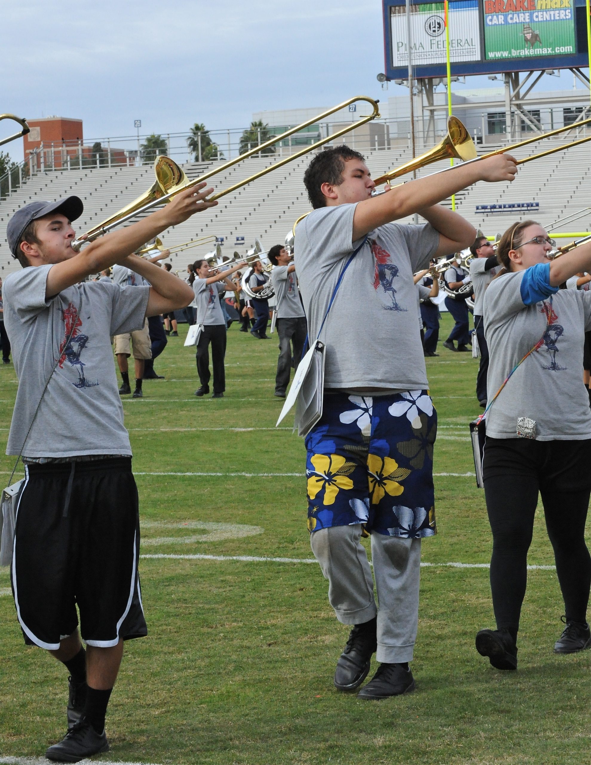Pride Band Day Rehearsal