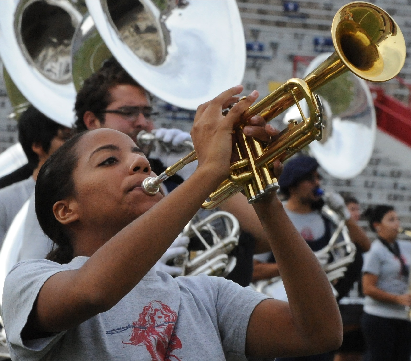 Pride Band Day Rehearsal