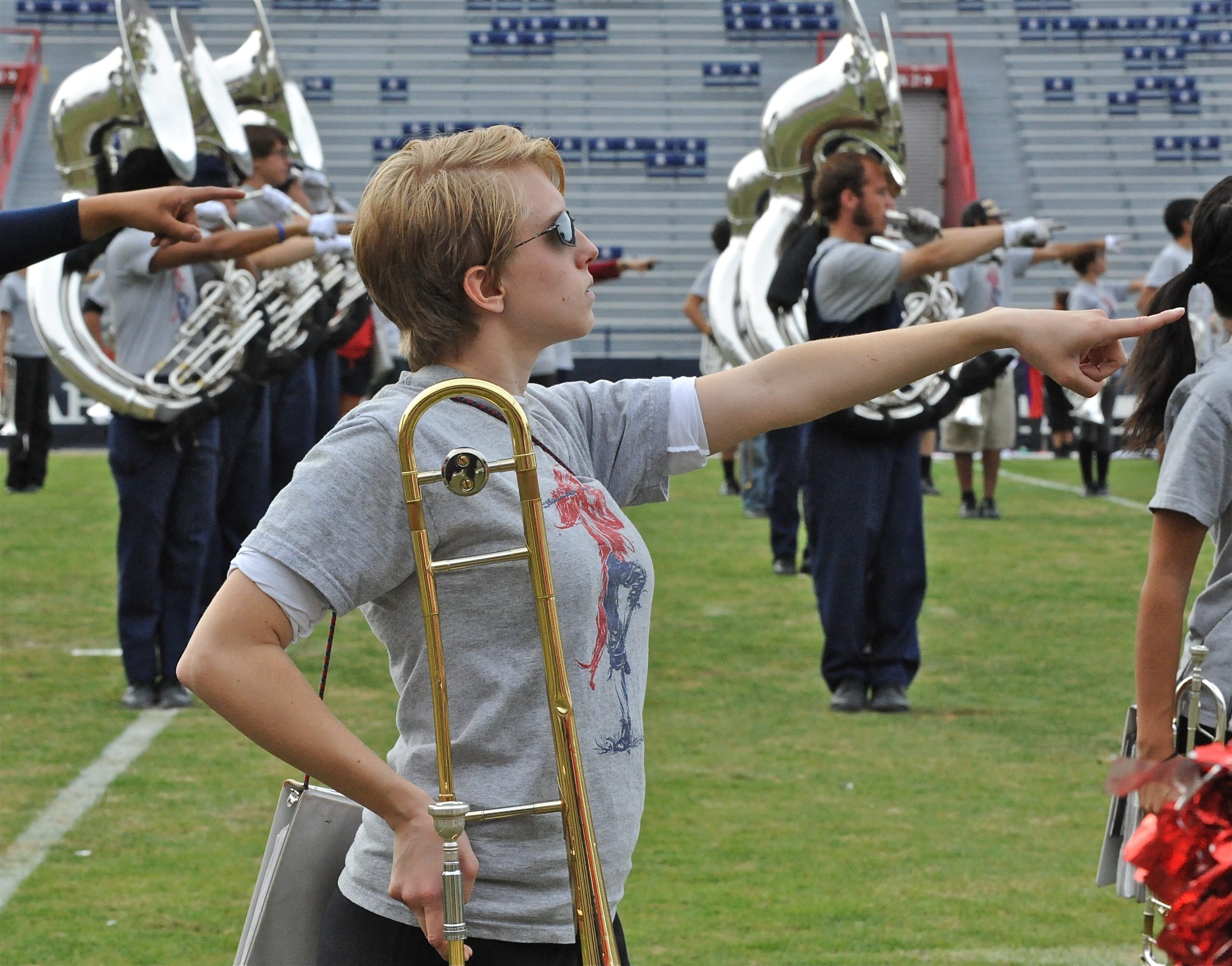 Pride Band Day Rehearsal