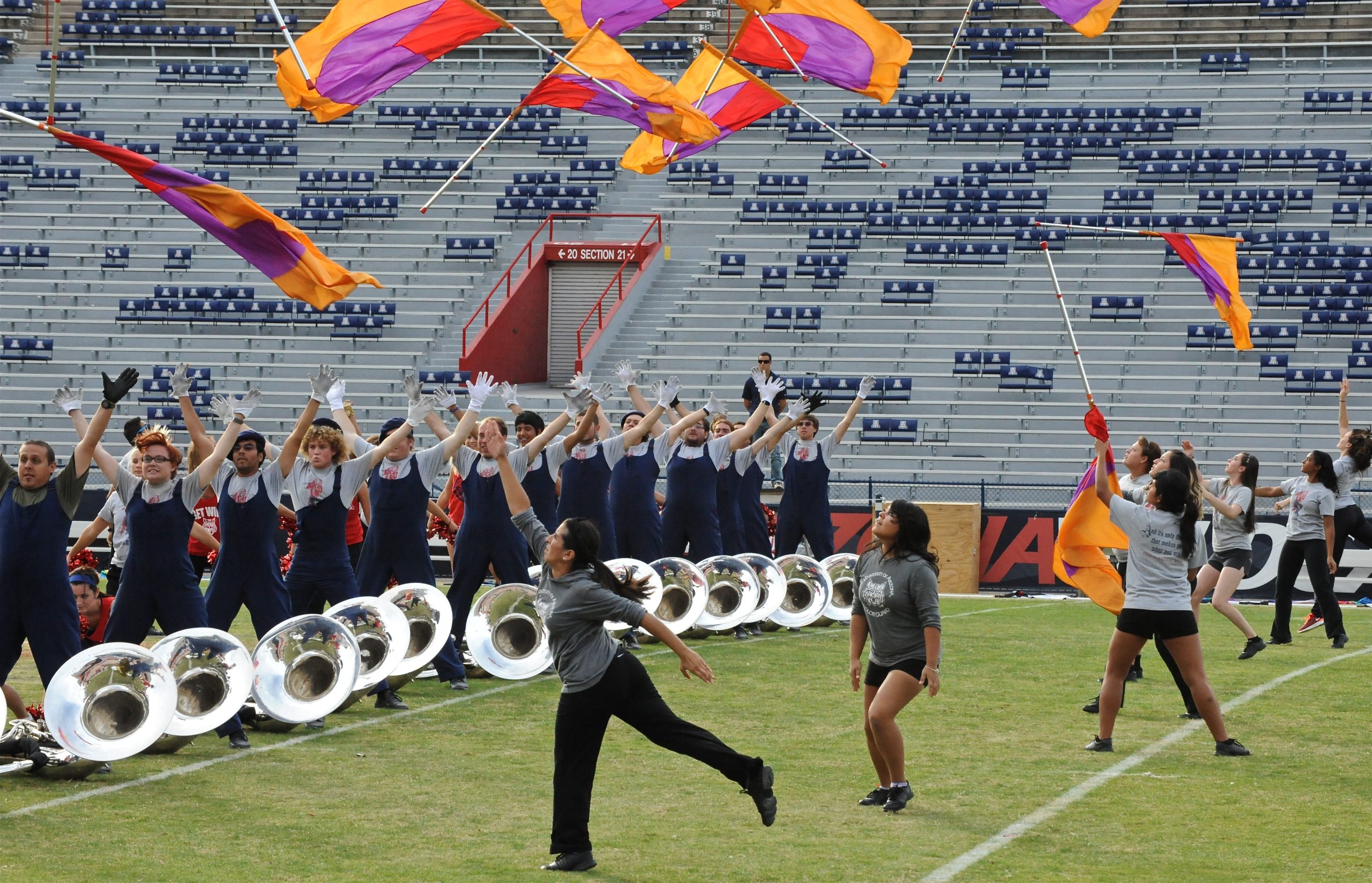Pride Band Day Rehearsal