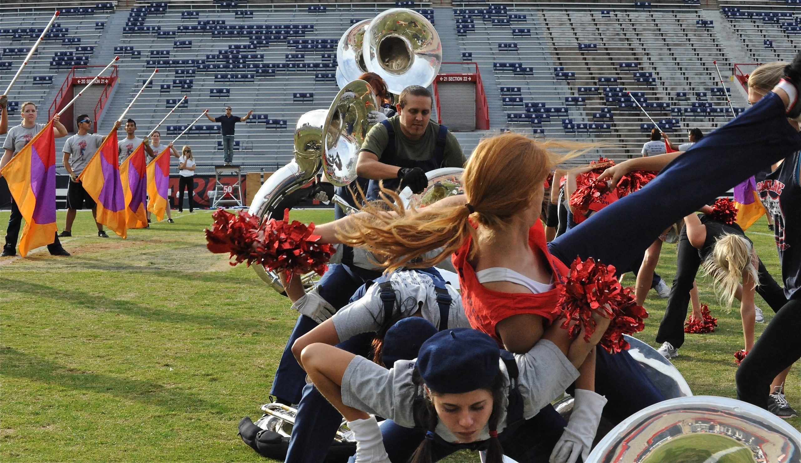 Pride Band Day Rehearsal