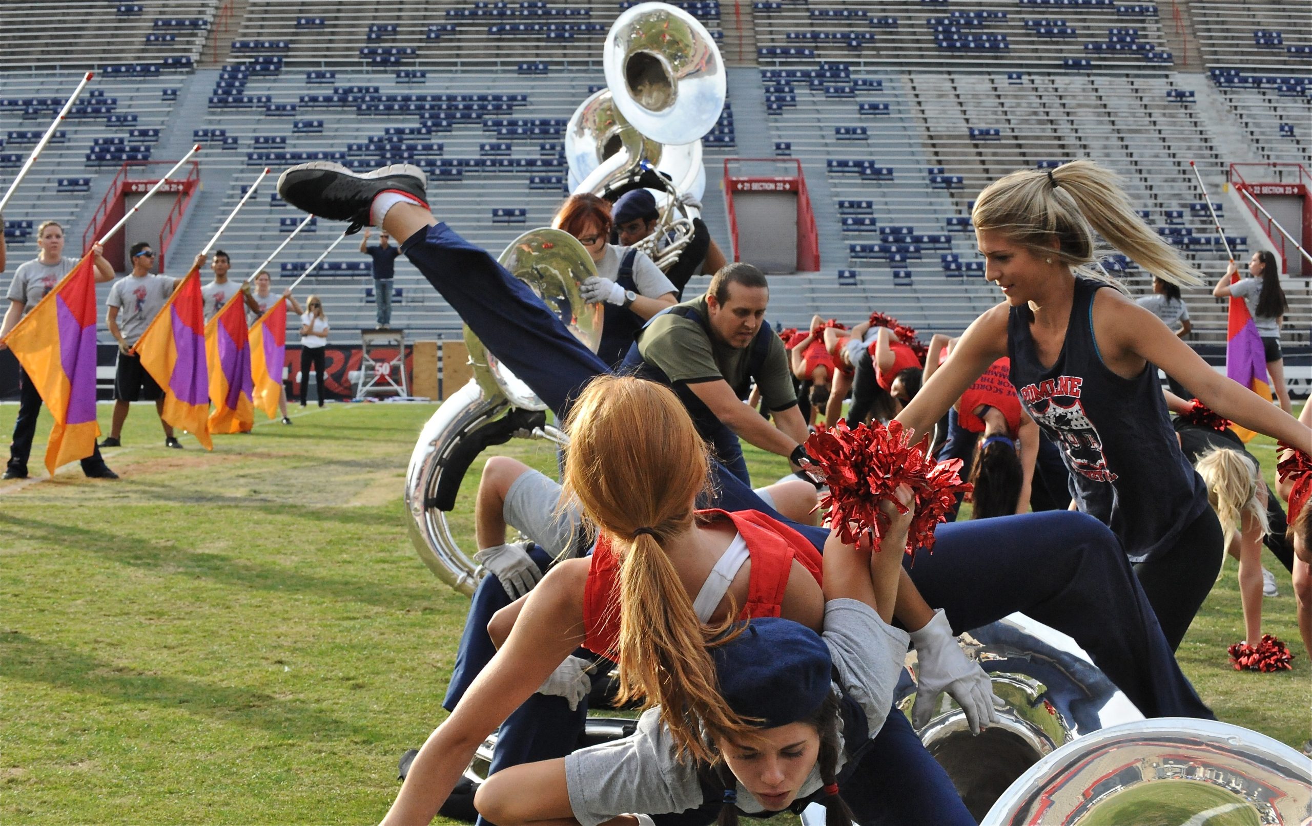 Pride Band Day Rehearsal