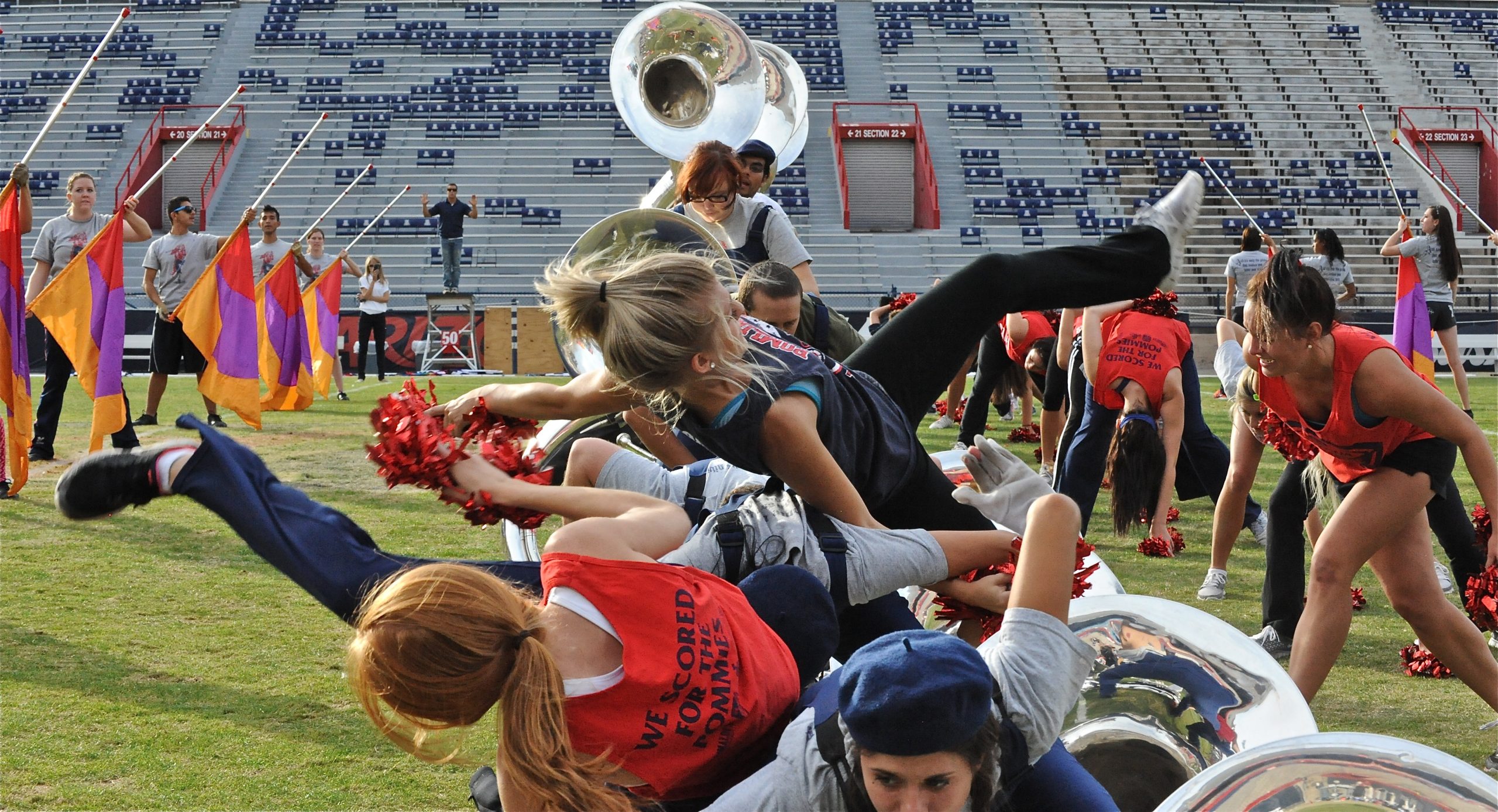 Pride Band Day Rehearsal
