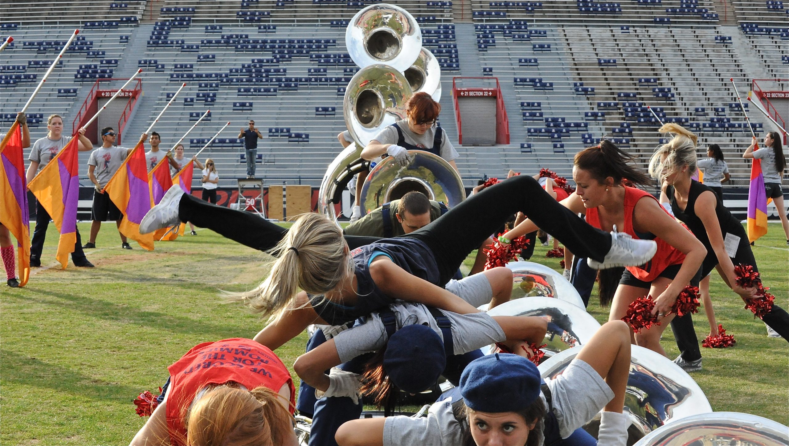 Pride Band Day Rehearsal