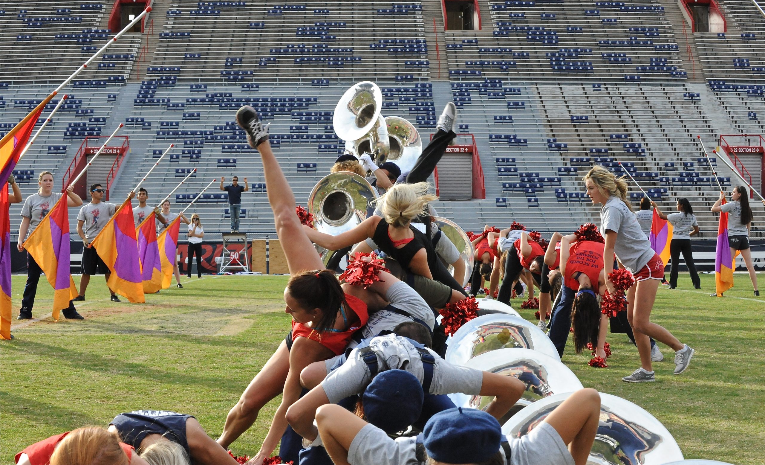 Pride Band Day Rehearsal