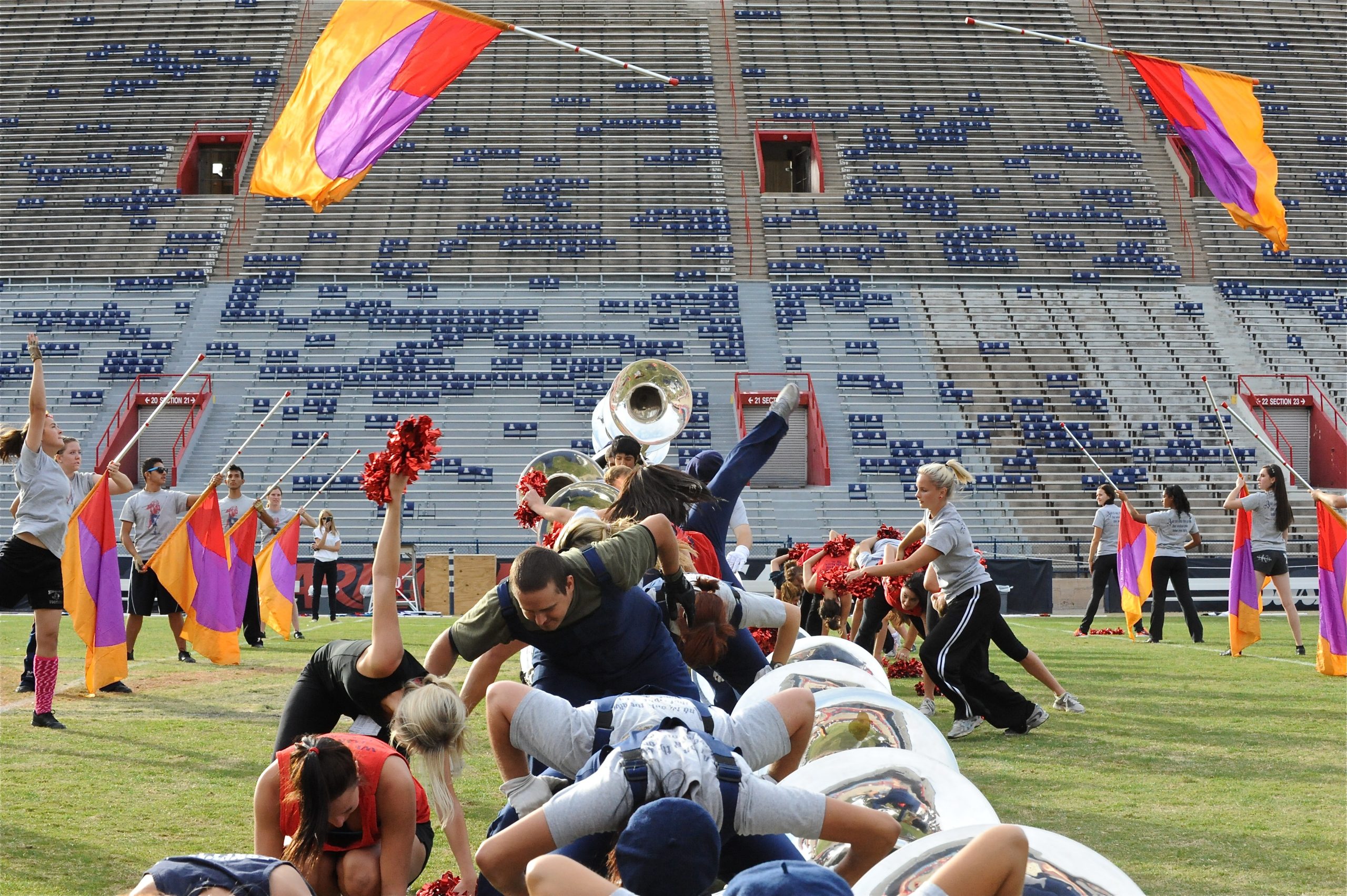 Pride Band Day Rehearsal