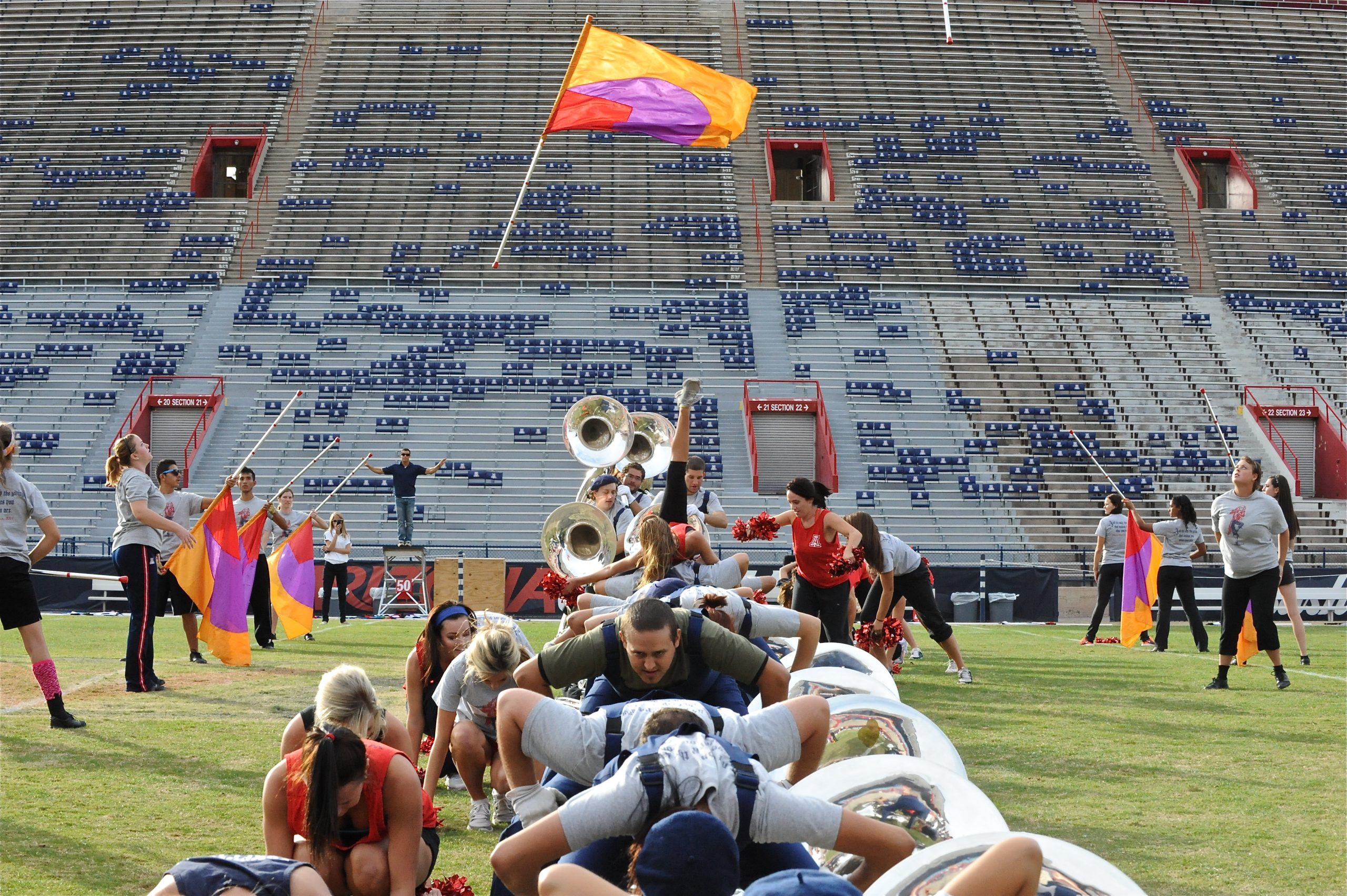 Pride Band Day Rehearsal