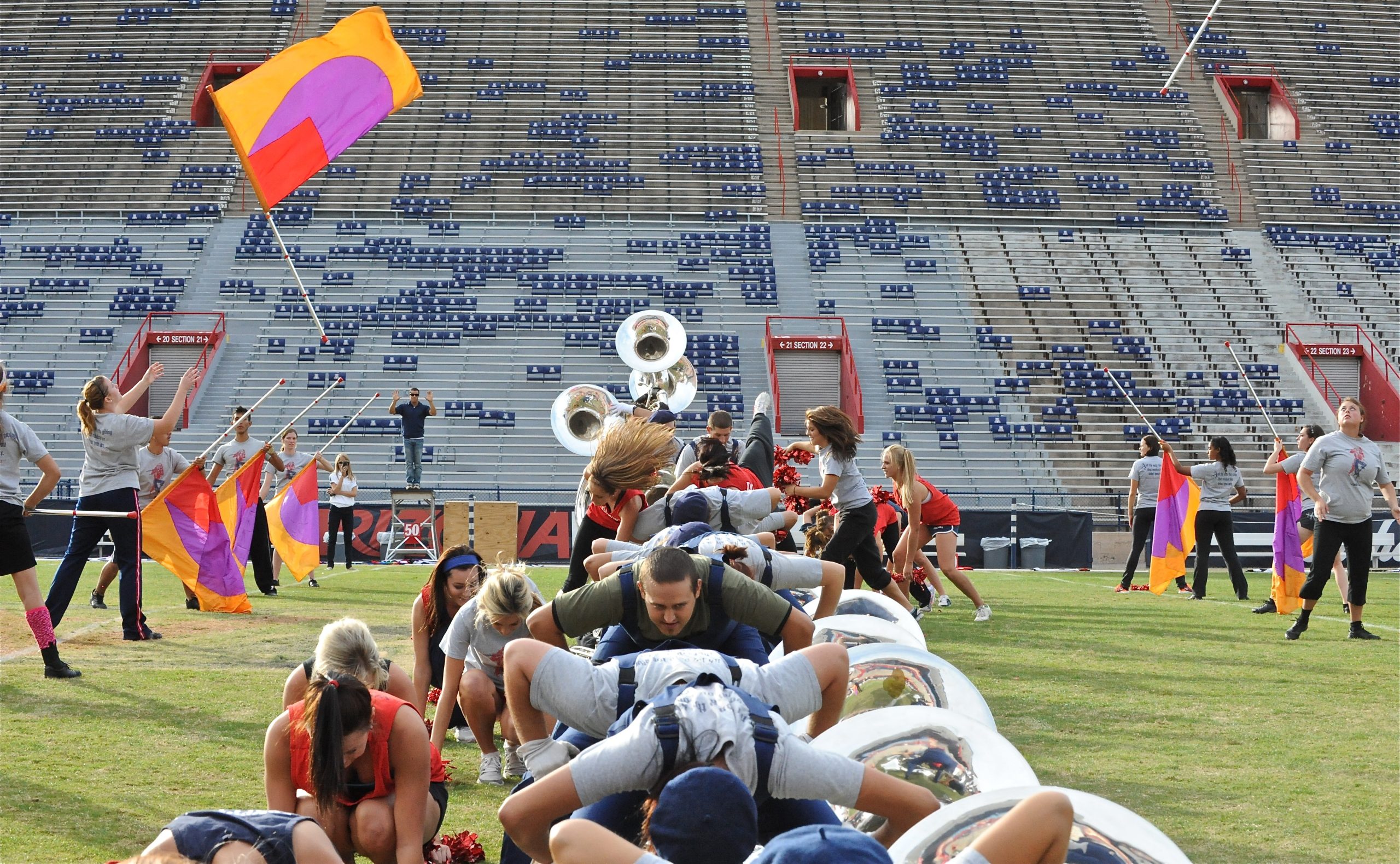 Pride Band Day Rehearsal