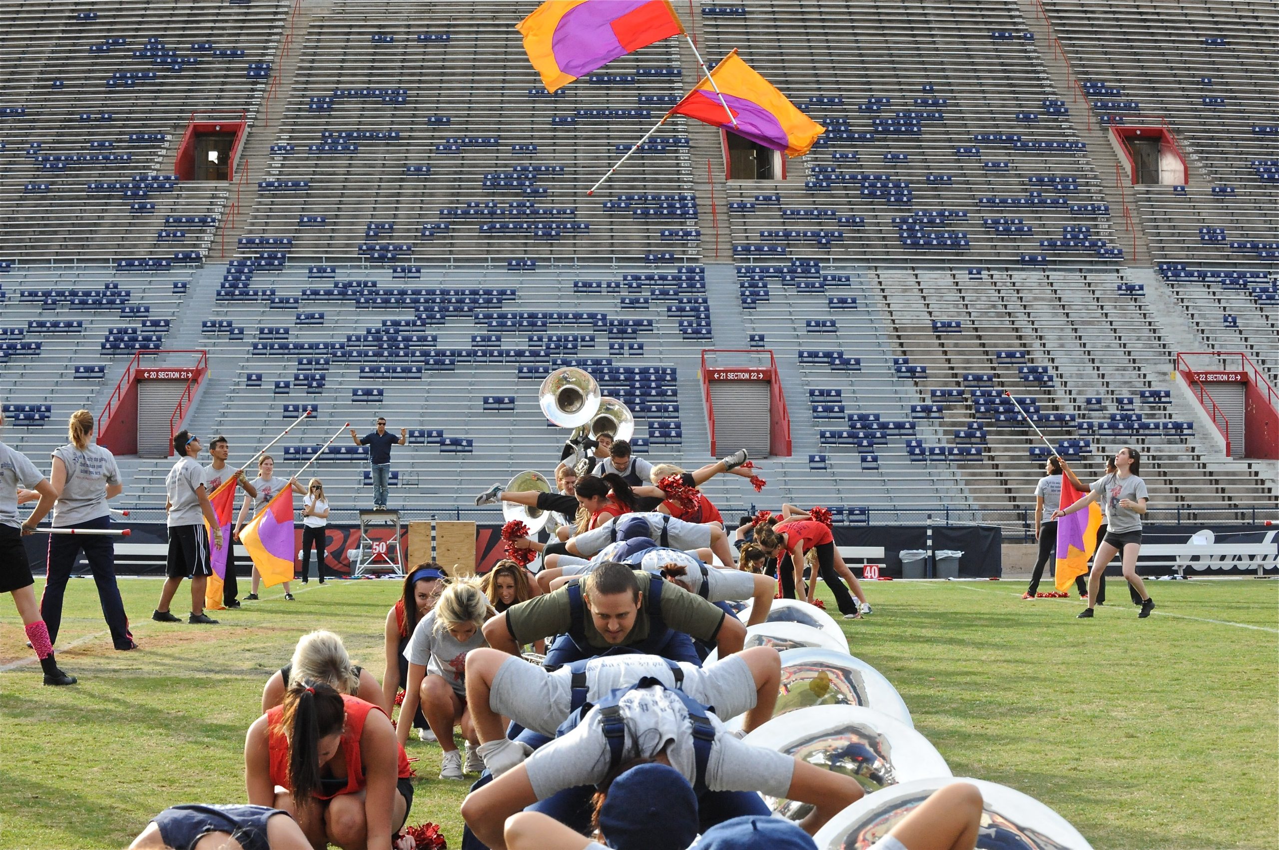 Pride Band Day Rehearsal